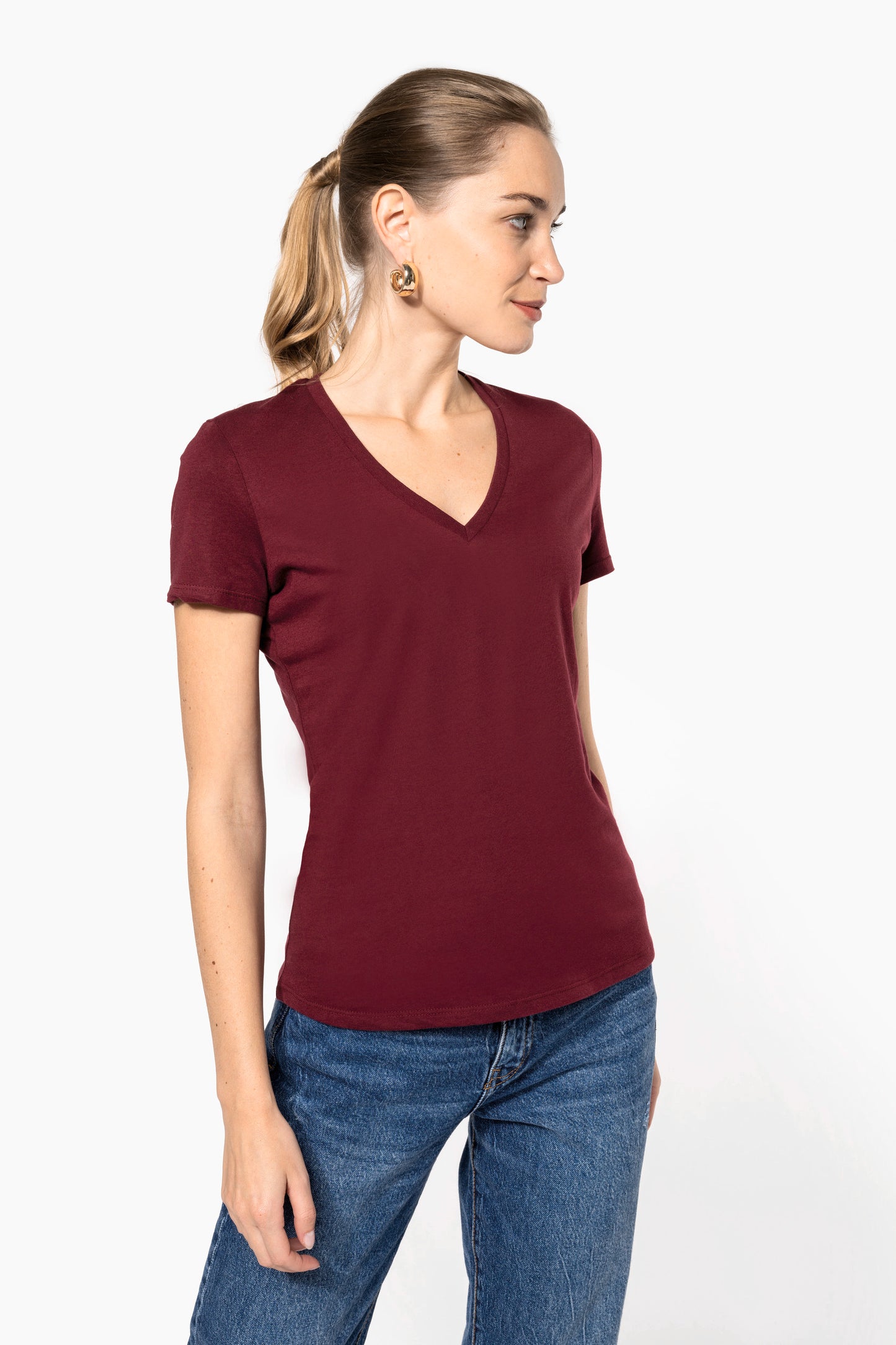 SNC3028IC -CAMISETA ECO CUELLO PICO