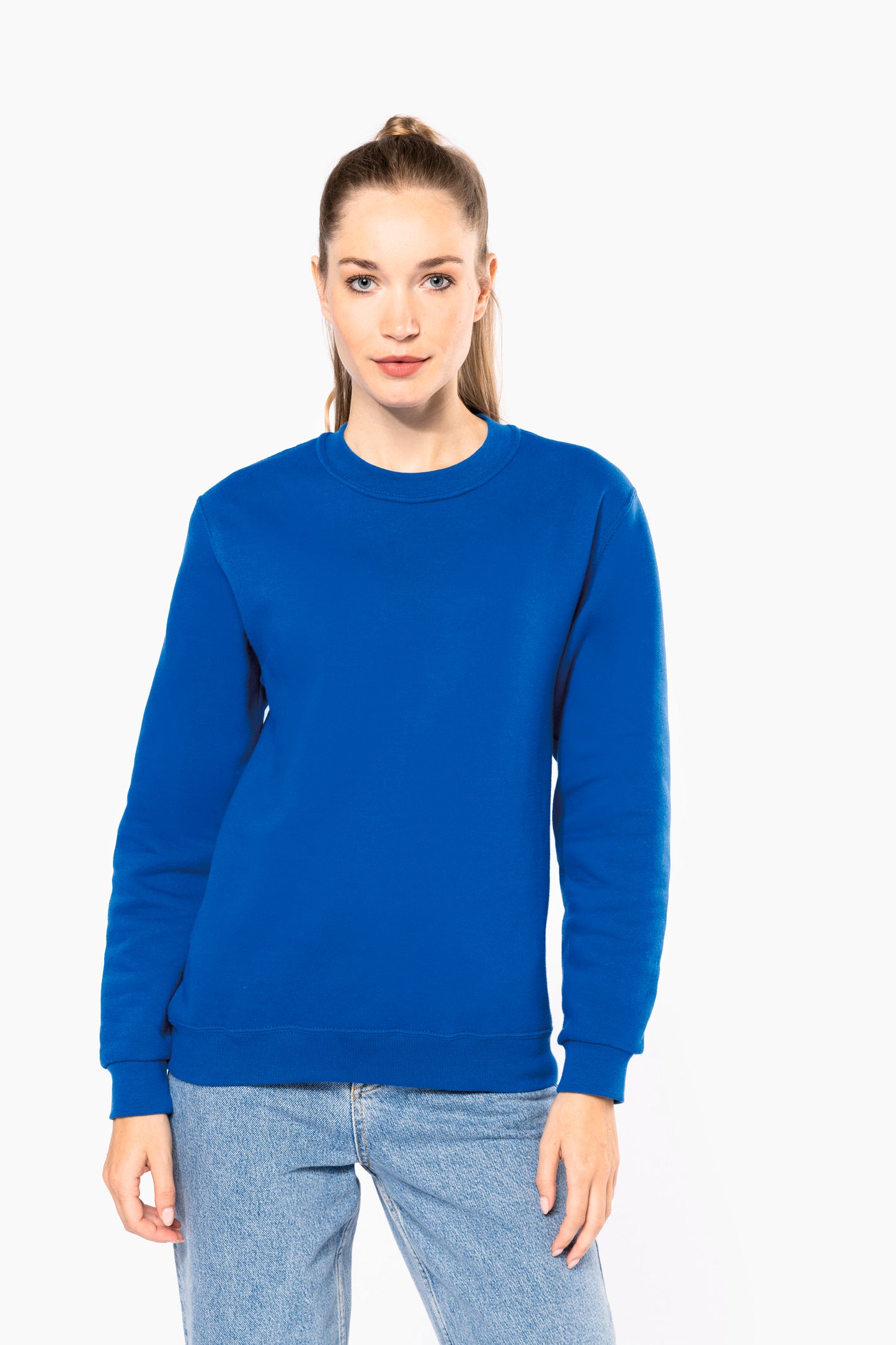 SNS4040 - FELPA UNISEX CON SCOLLO ROTONDO