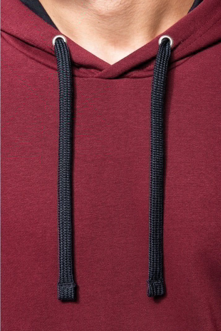 SN446 - SWEAT À CAPUCHE CONTRASTANT
