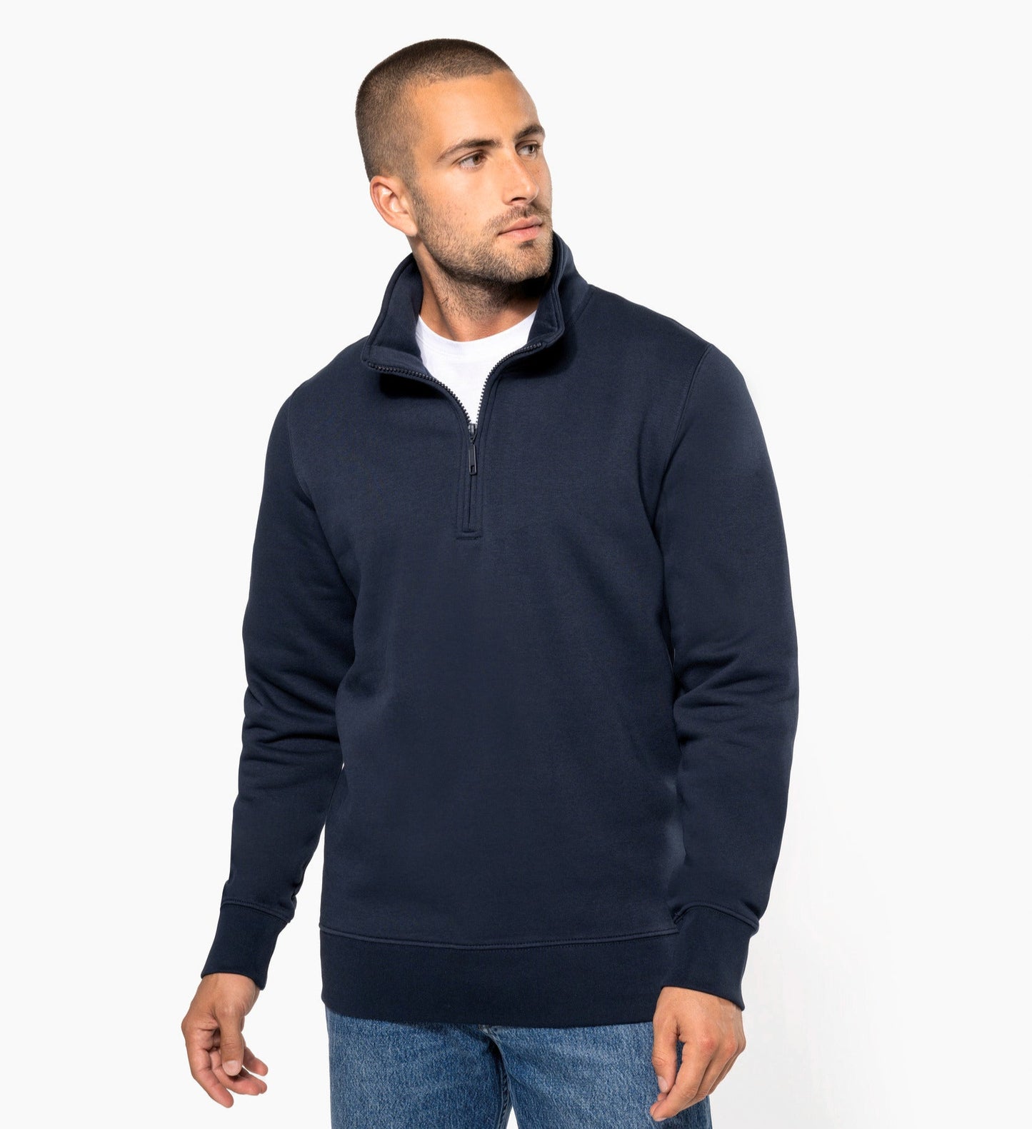 SNG487 - SWEAT-SHIRT 1/4 ZIP
