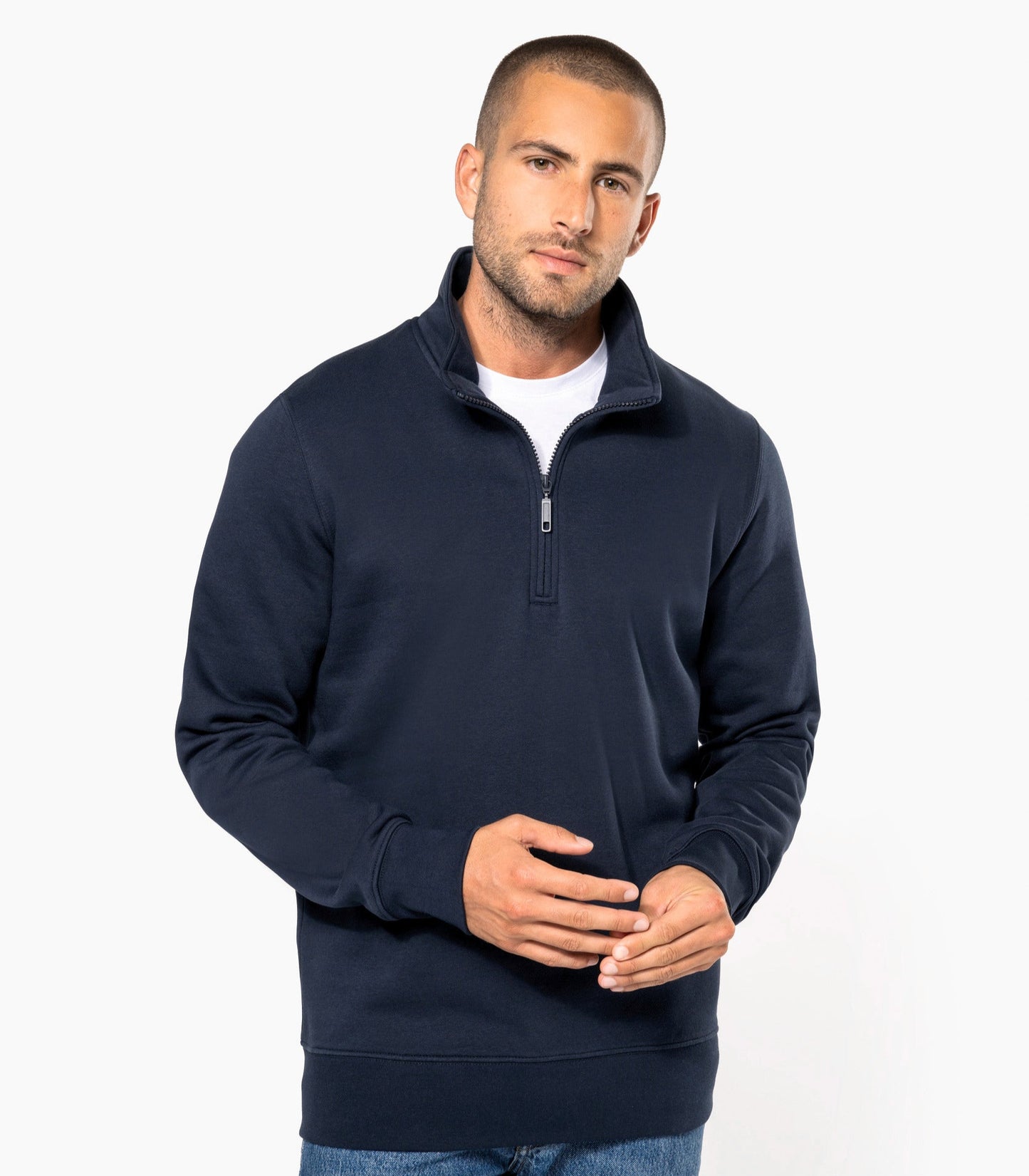 SNG487 - SWEAT-SHIRT 1/4 ZIP