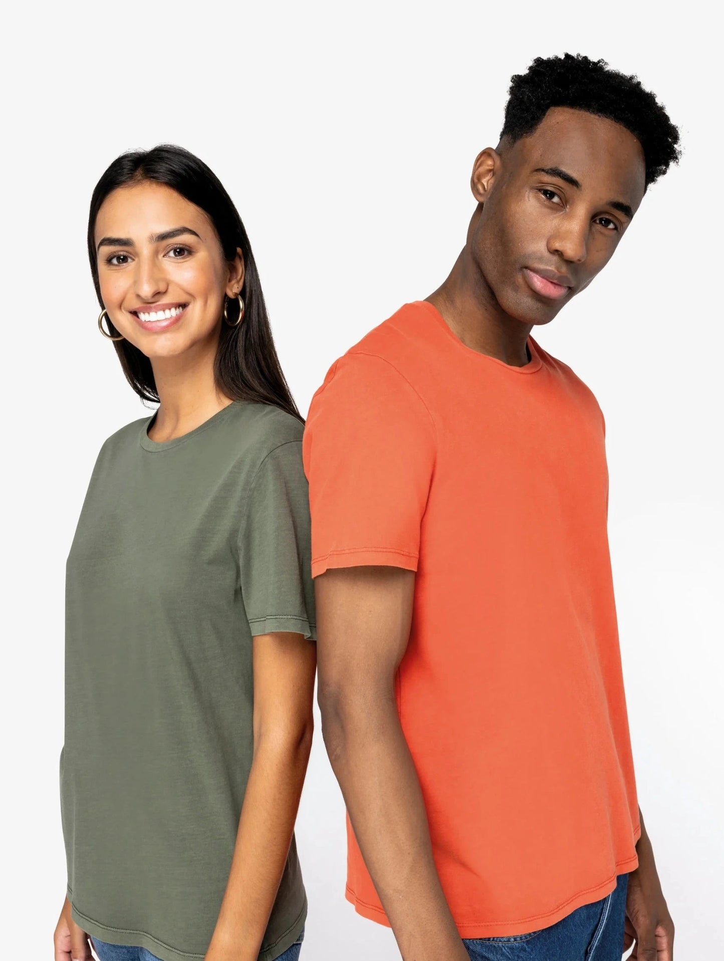 SNC315 T-SHIRT EFFETTO LAVATO ECO.UNISEX