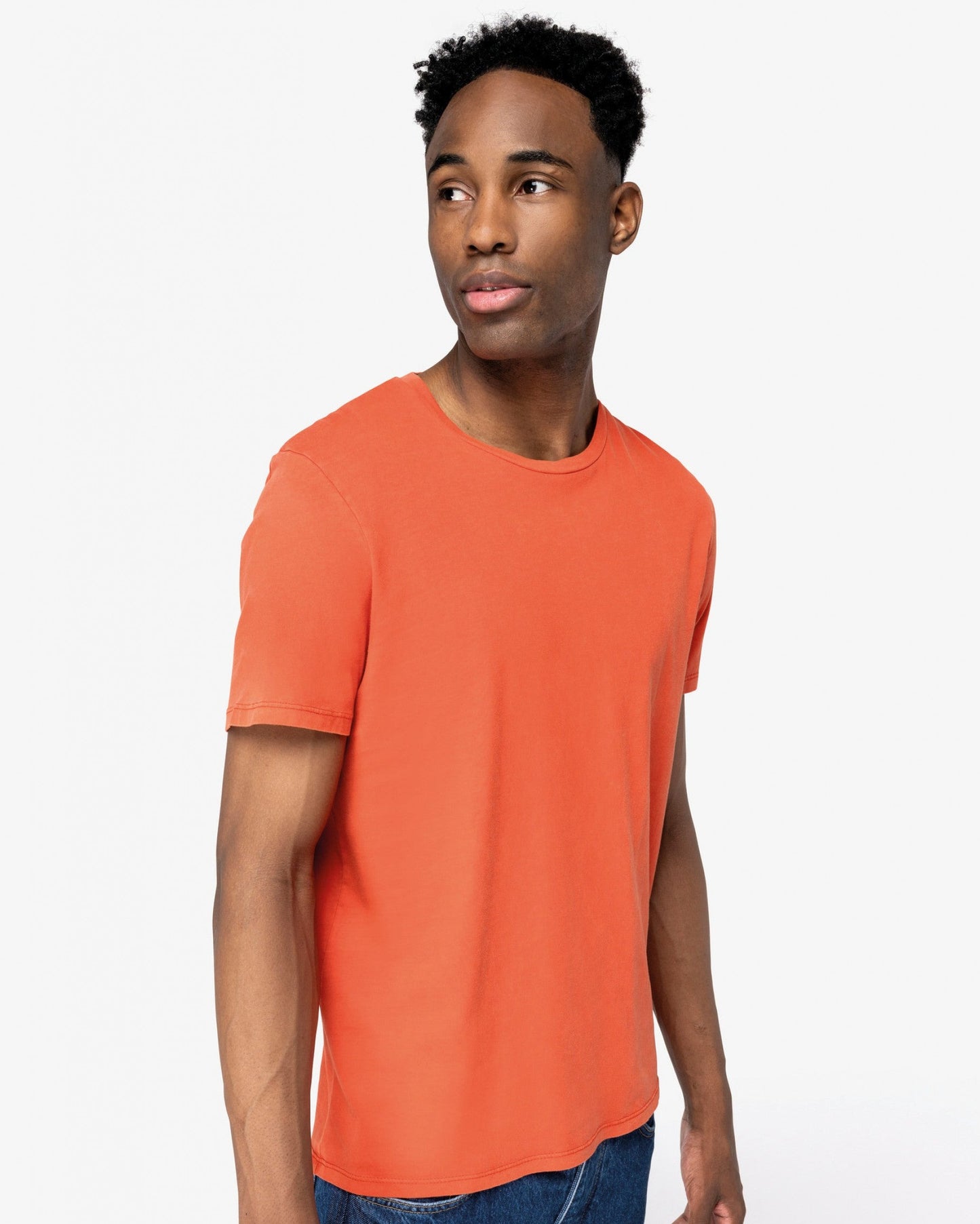 SNC315 T-SHIRT EFFETTO LAVATO ECO.UNISEX