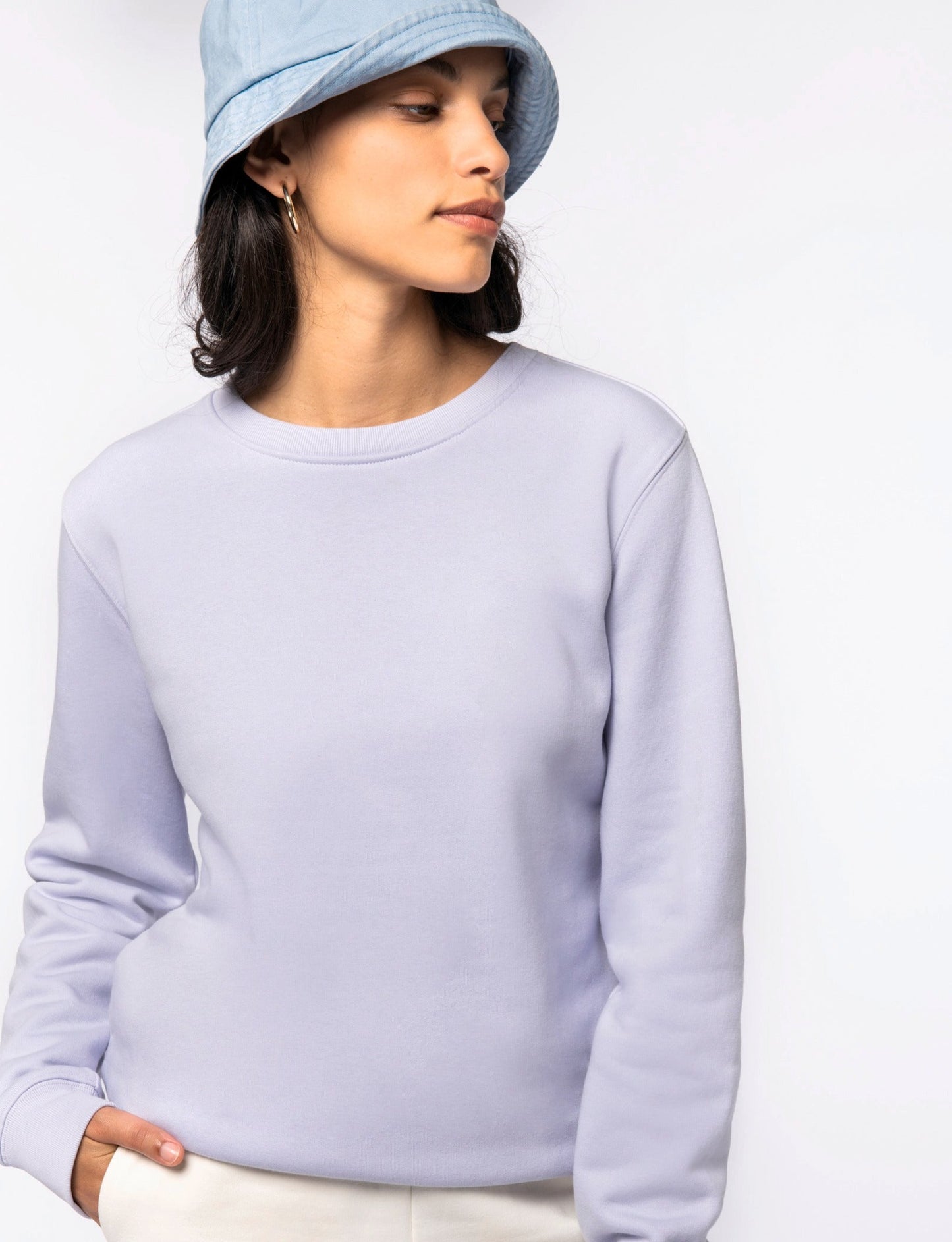 SNS400 - SUDADERA ECO DE CUELLO REDONDO