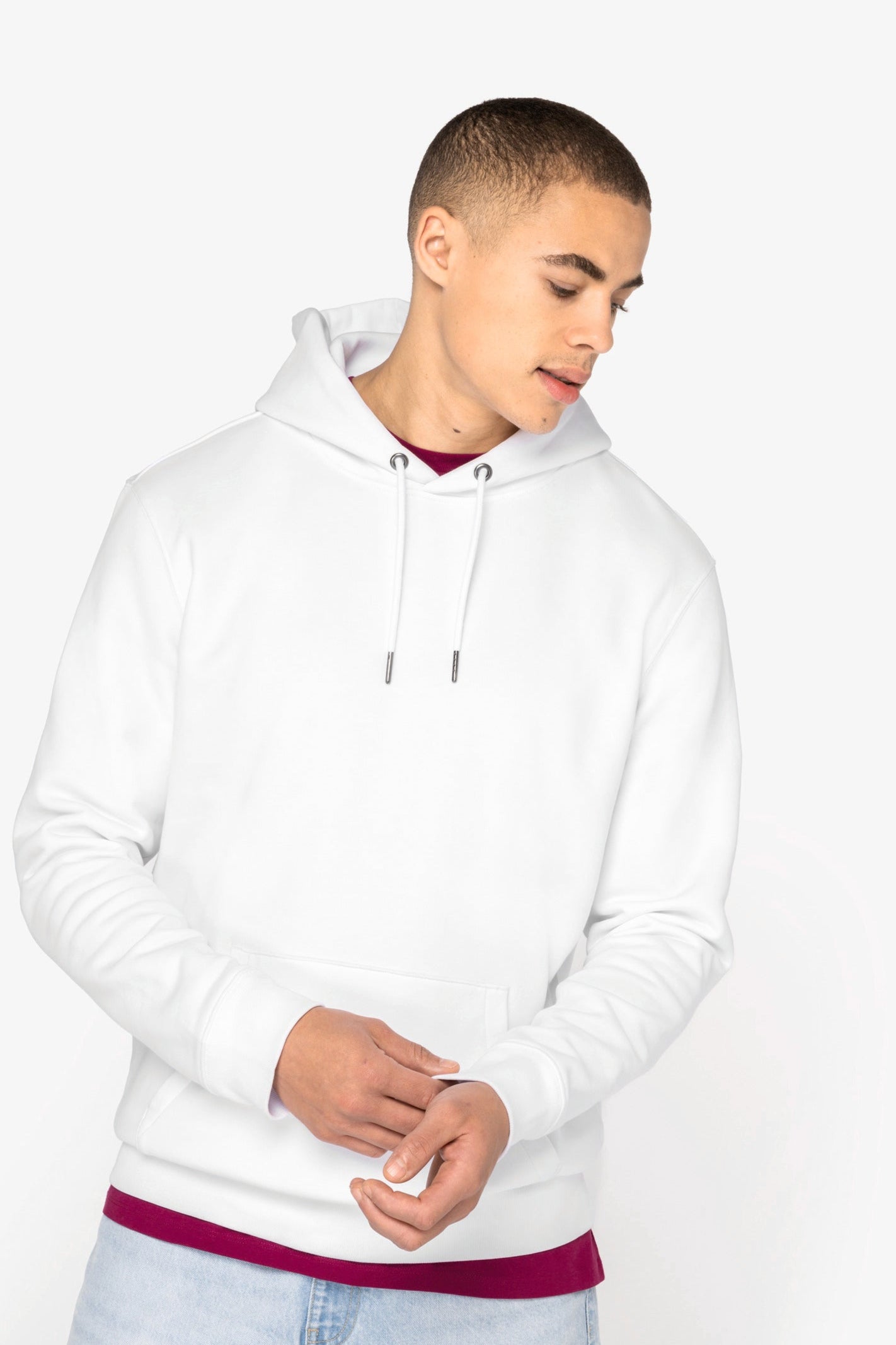 SNS401 - SUDADERA ECO CON CAPUCHA UNISEX