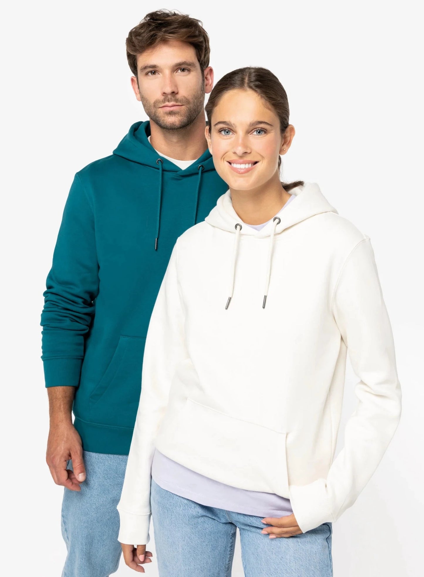 SNS401 - SUDADERA ECO CON CAPUCHA UNISEX