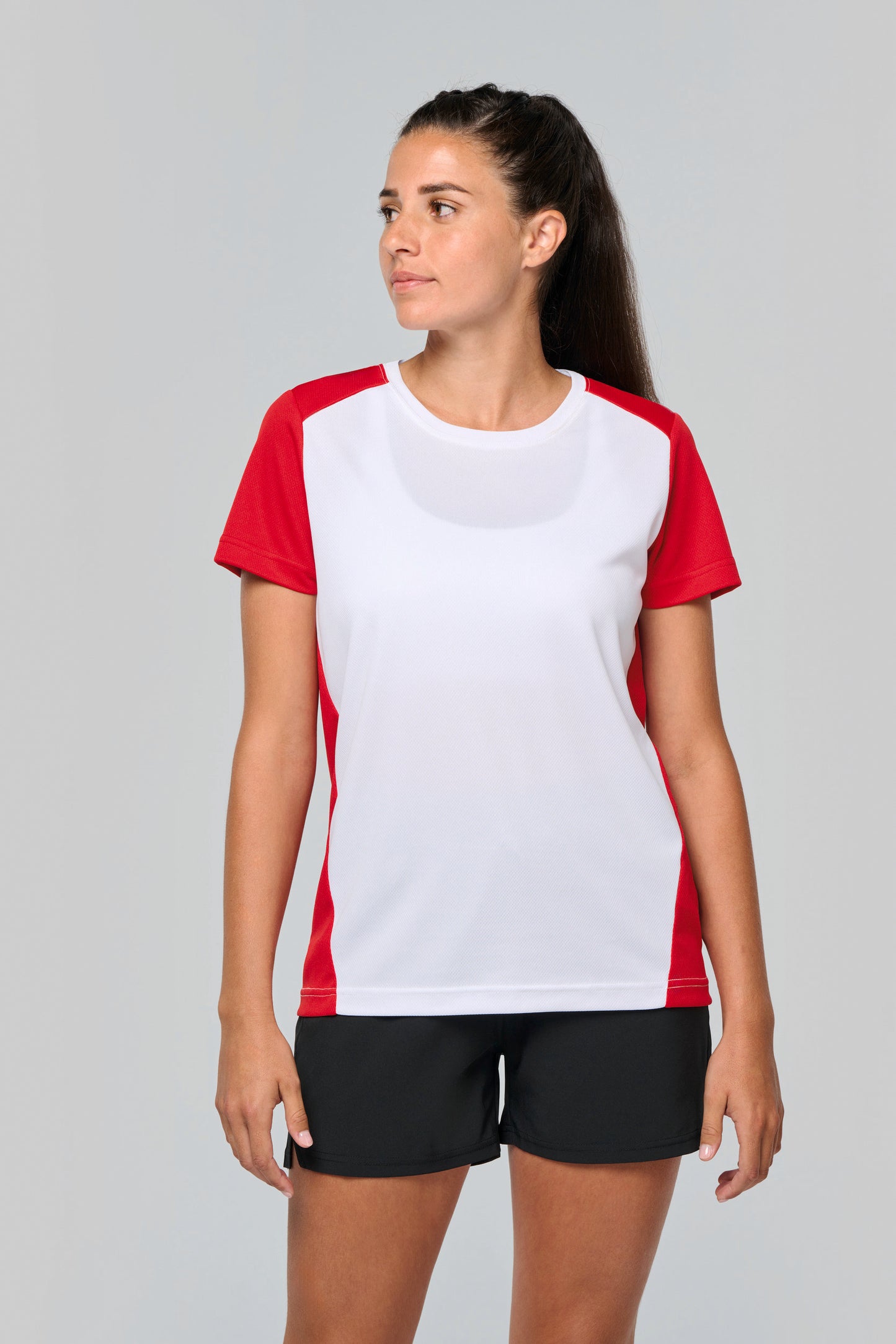 SNC4014 - T-SHIRT DE SPORT ÉCOLOGIQUE BICOLORE