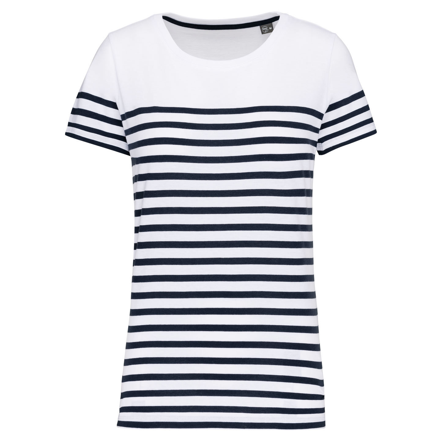 SNC3034-T-SHIRT MARIN EN COTON BIO POUR FEMME