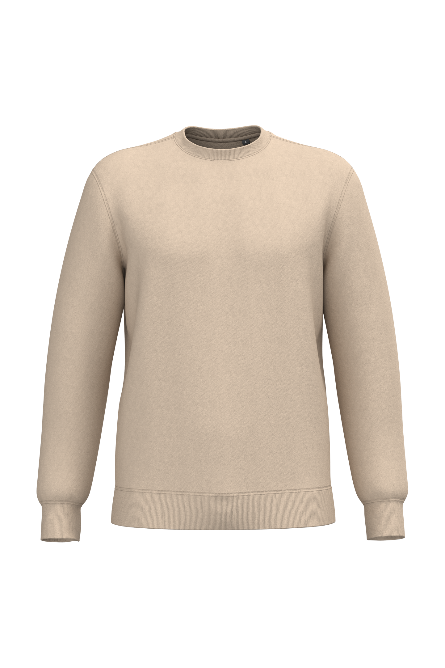 SNS4040 - FELPA UNISEX CON SCOLLO ROTONDO