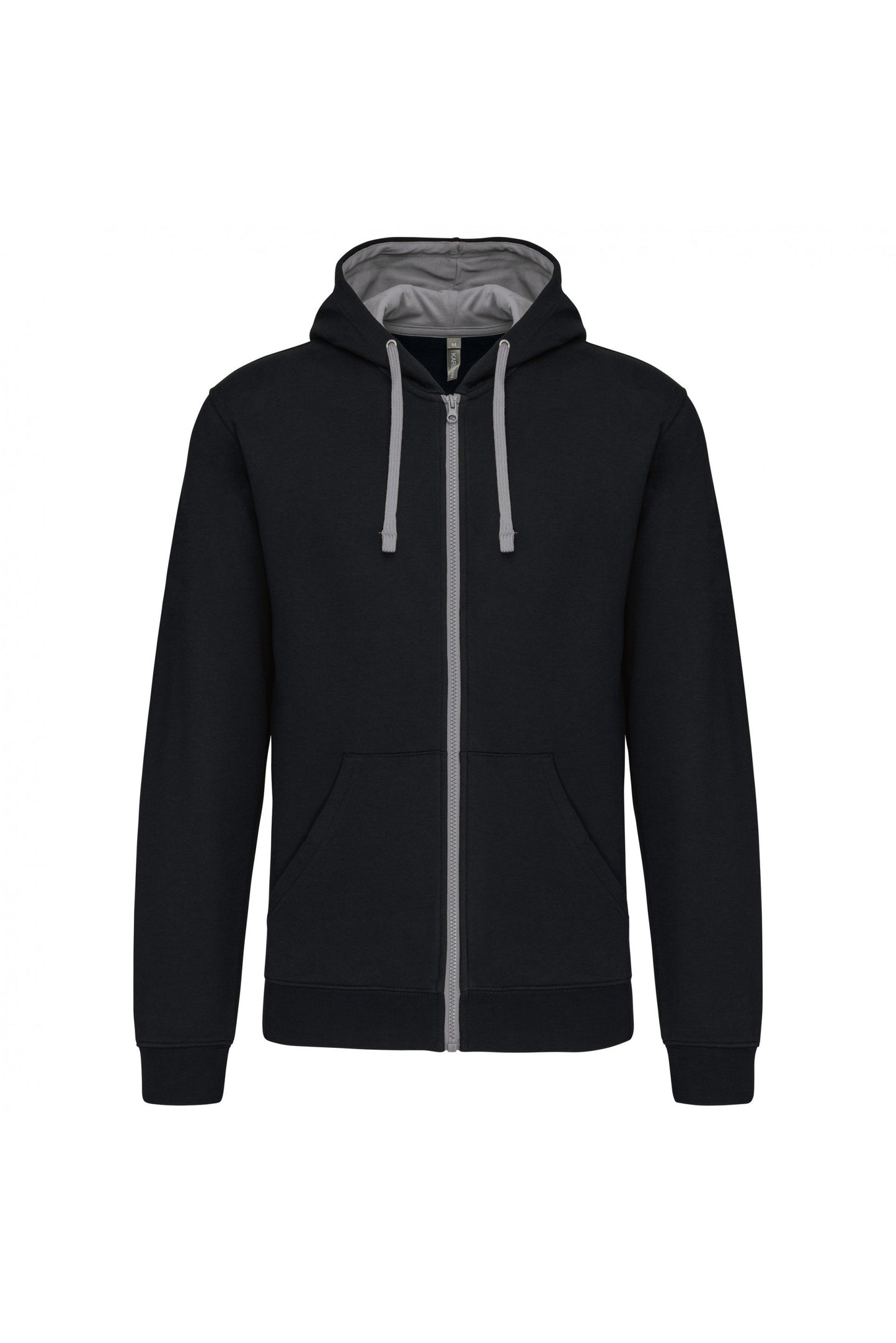 SN466 - FELPA CON CAPPUCCIO E ZIP A COSTINE