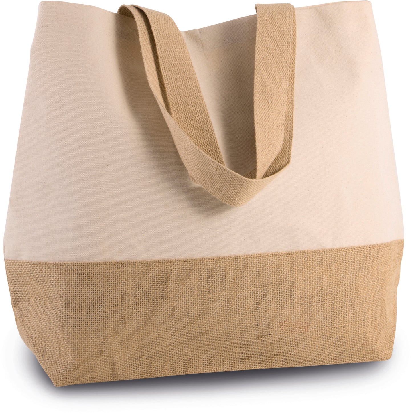 SNB0235 -BORSA SHOPPER IN TELA DI JUTA E ANGODON