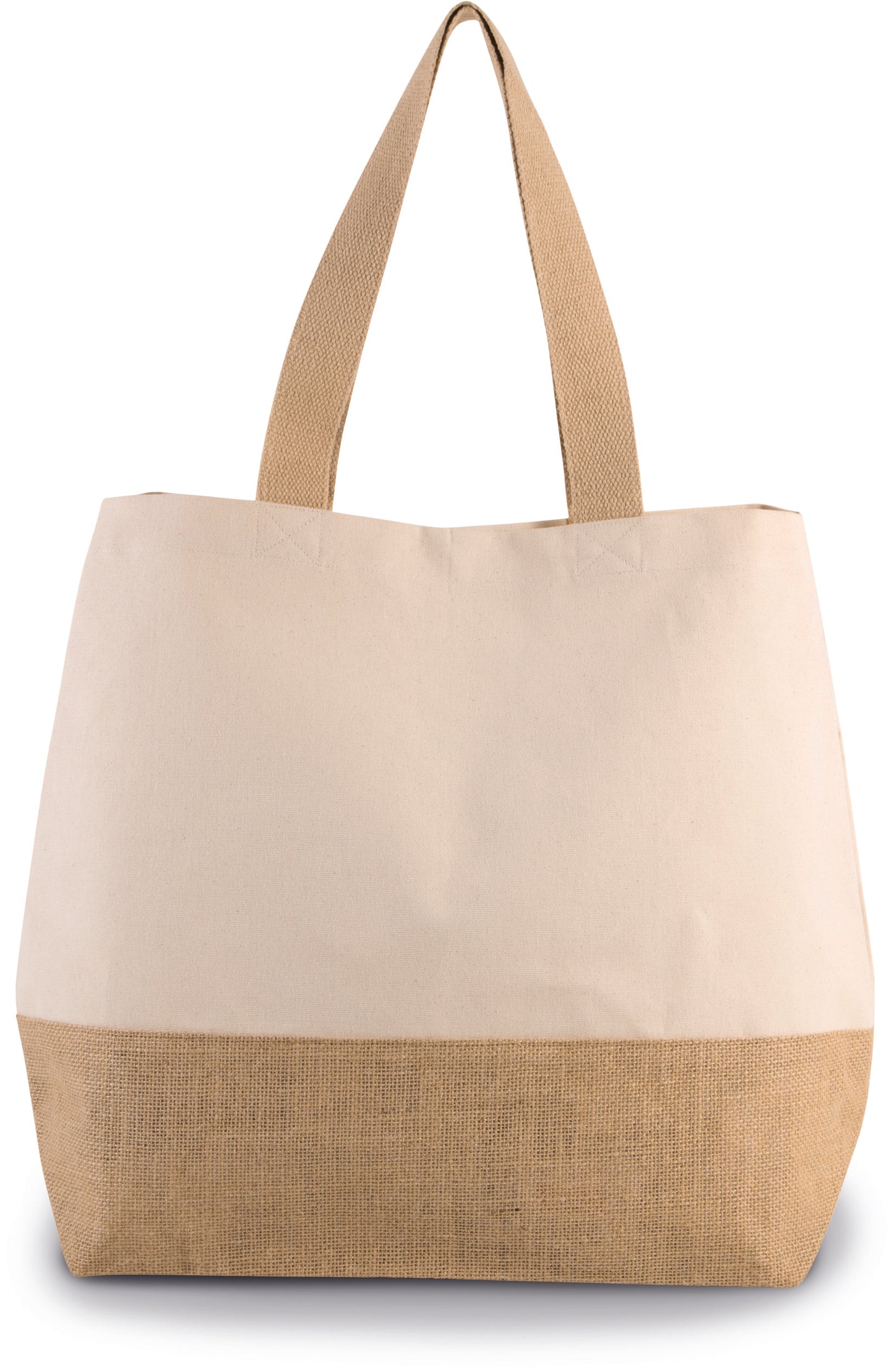 SNB0235 -BORSA SHOPPER IN TELA DI JUTA E ANGODON