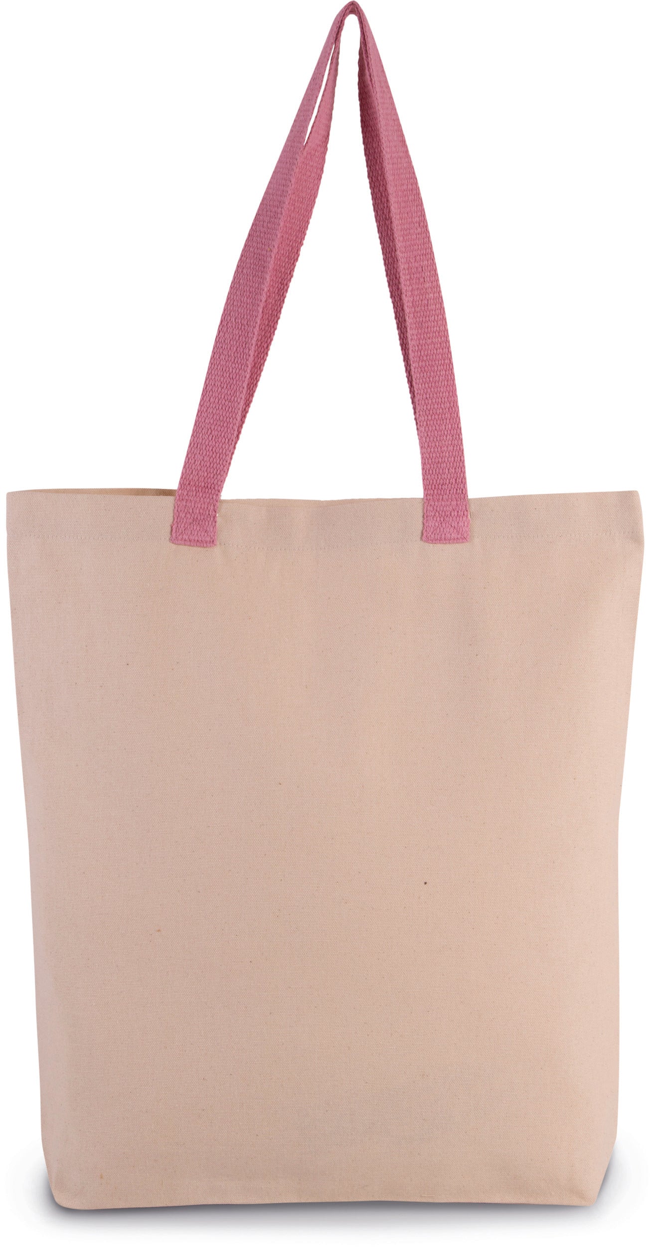 SNB0278 - BORSA SHOPPING CON SOFFIETTO E MANICO IN CONTRASTO