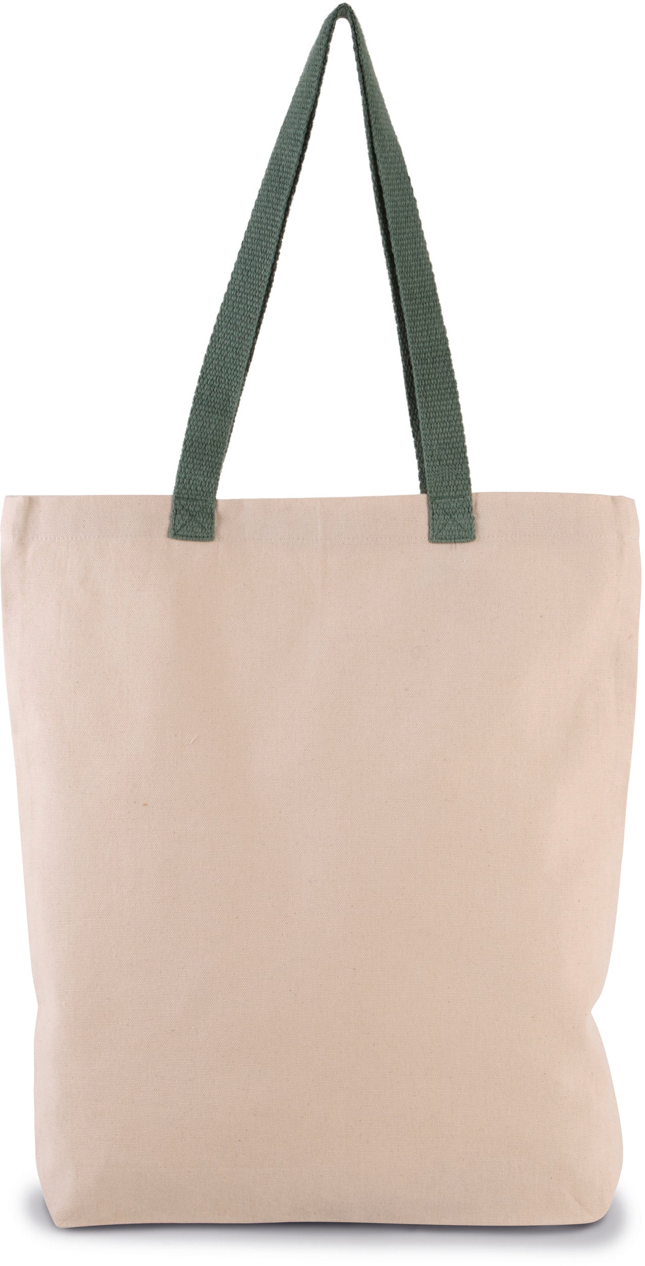 SNB0278 - BORSA SHOPPING CON SOFFIETTO E MANICO IN CONTRASTO
