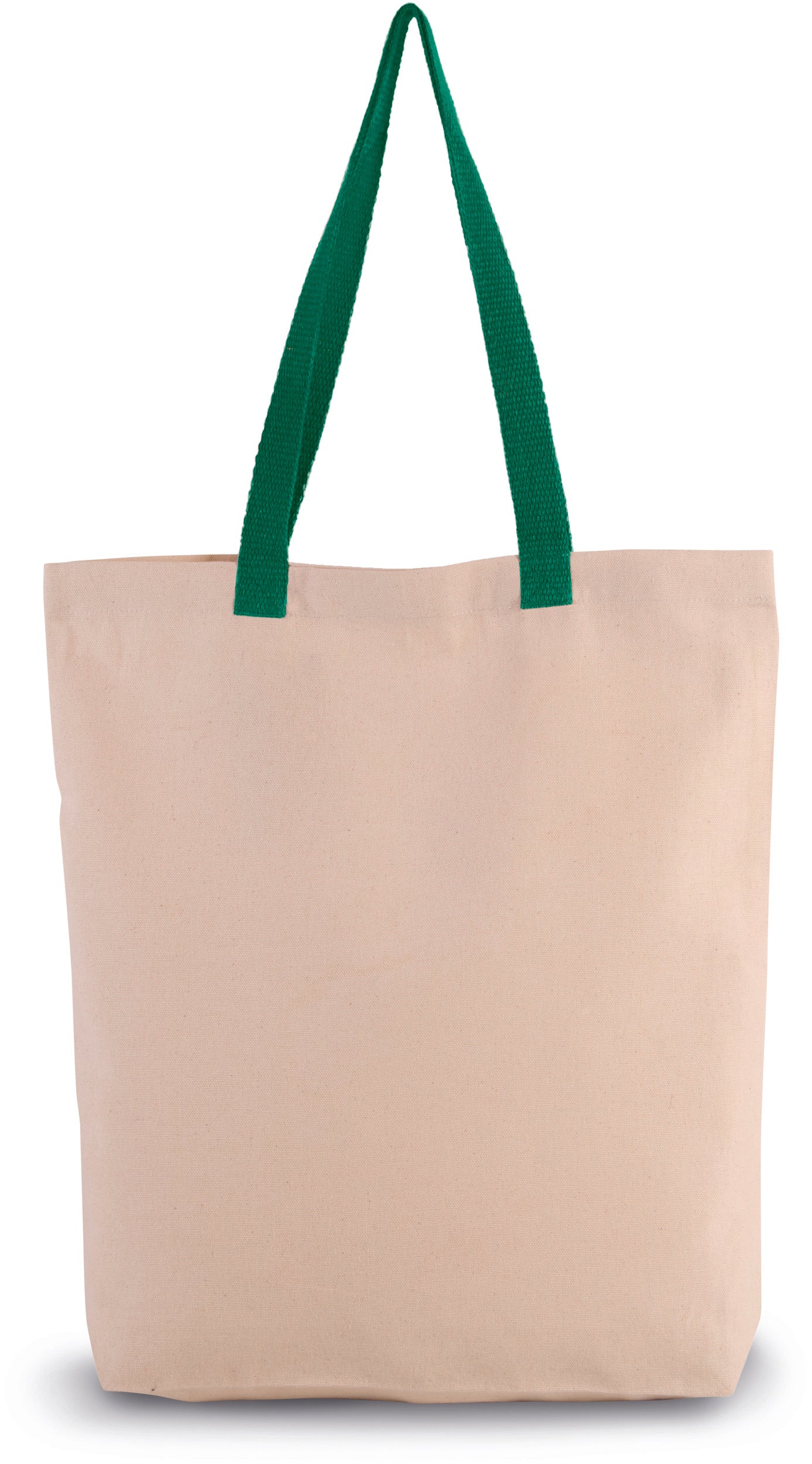 SNB0278 - BORSA SHOPPING CON SOFFIETTO E MANICO IN CONTRASTO