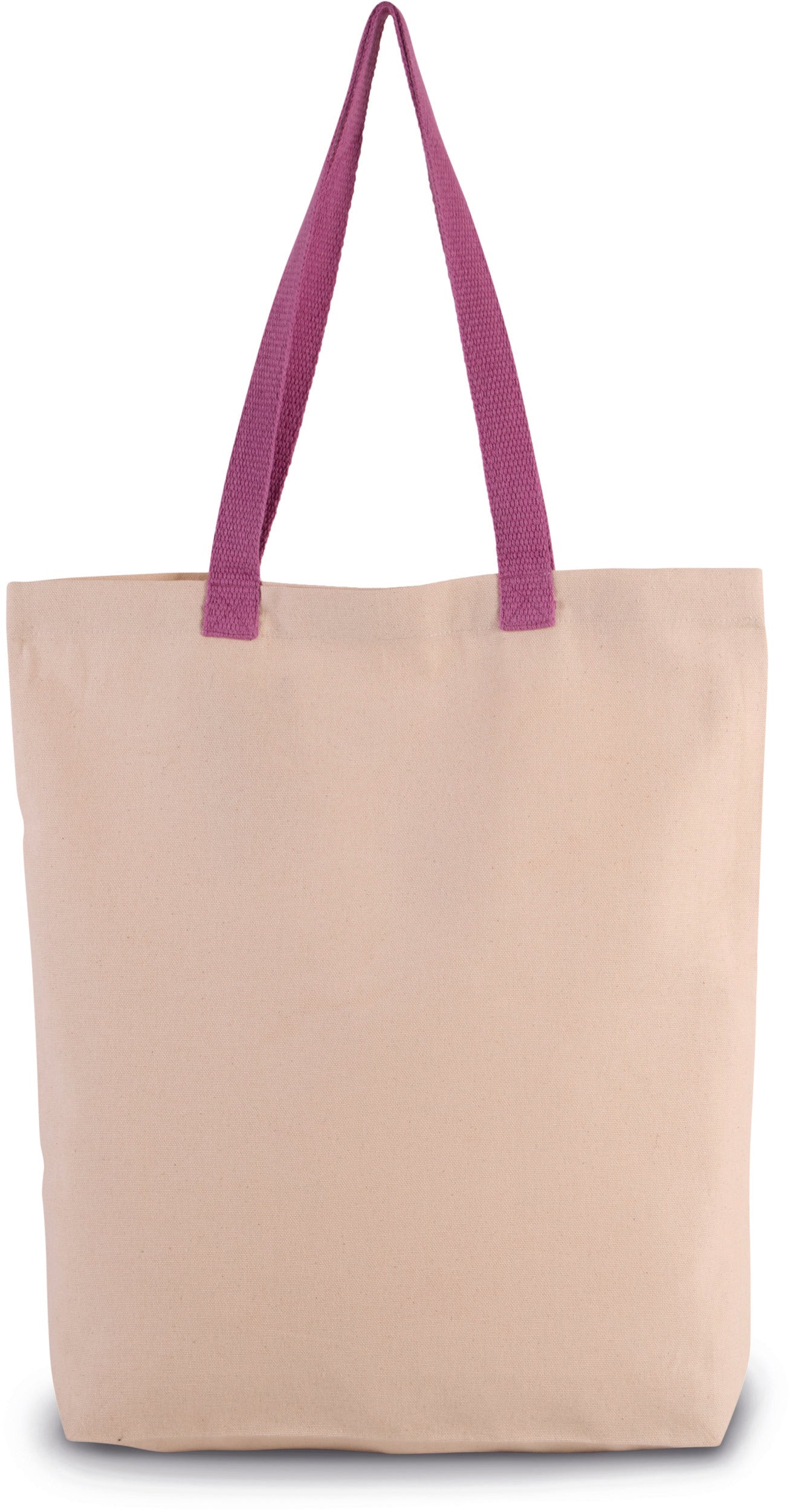 SNB0278 - BORSA SHOPPING CON SOFFIETTO E MANICO IN CONTRASTO