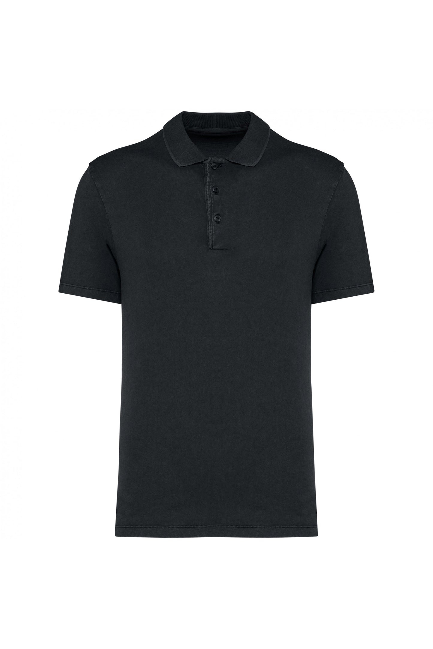 SNP201 - POLO EFFET JERSEY TRICOT DÉLAVÉ.HOMME