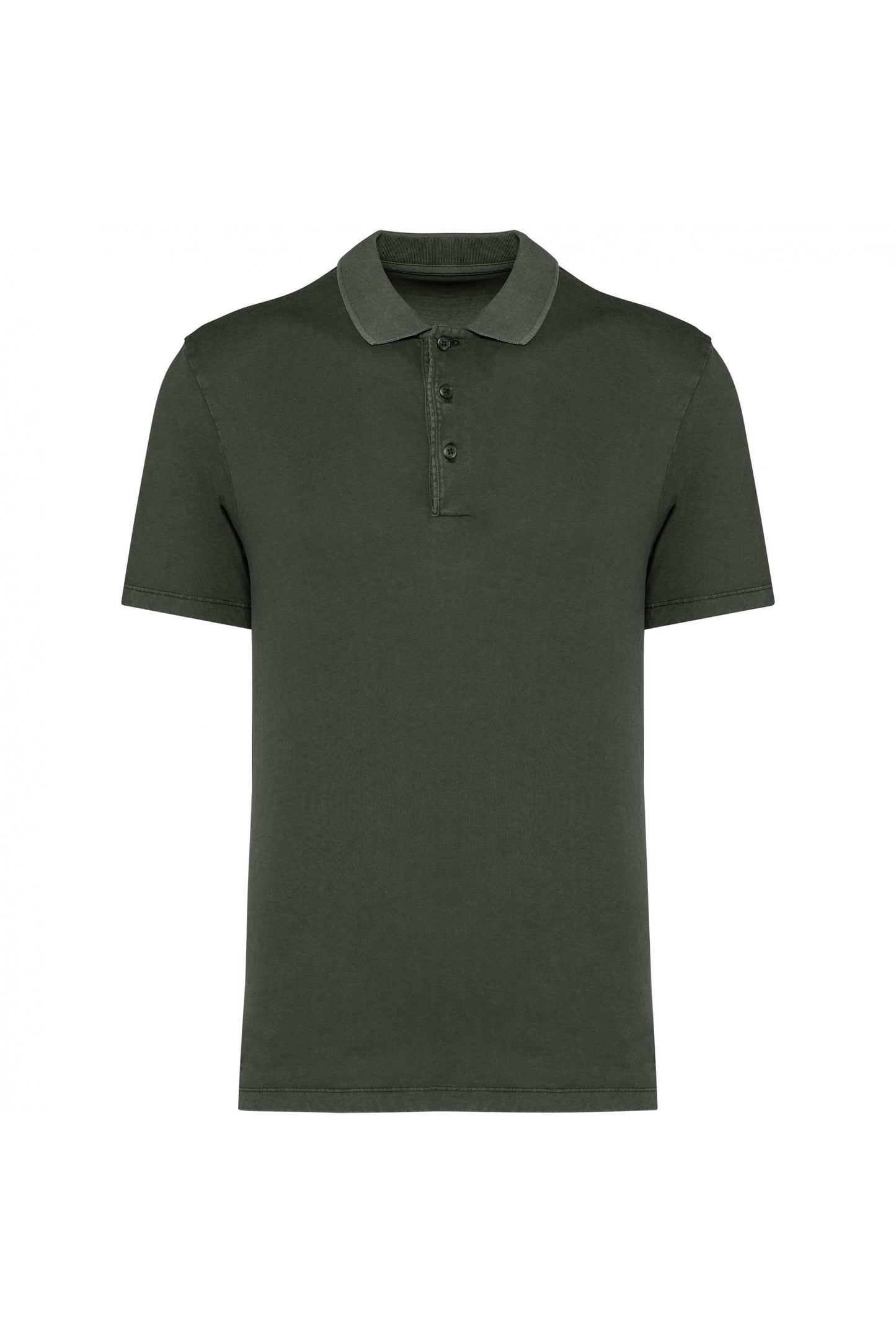 SNP201 - POLO EFFET JERSEY TRICOT DÉLAVÉ.HOMME