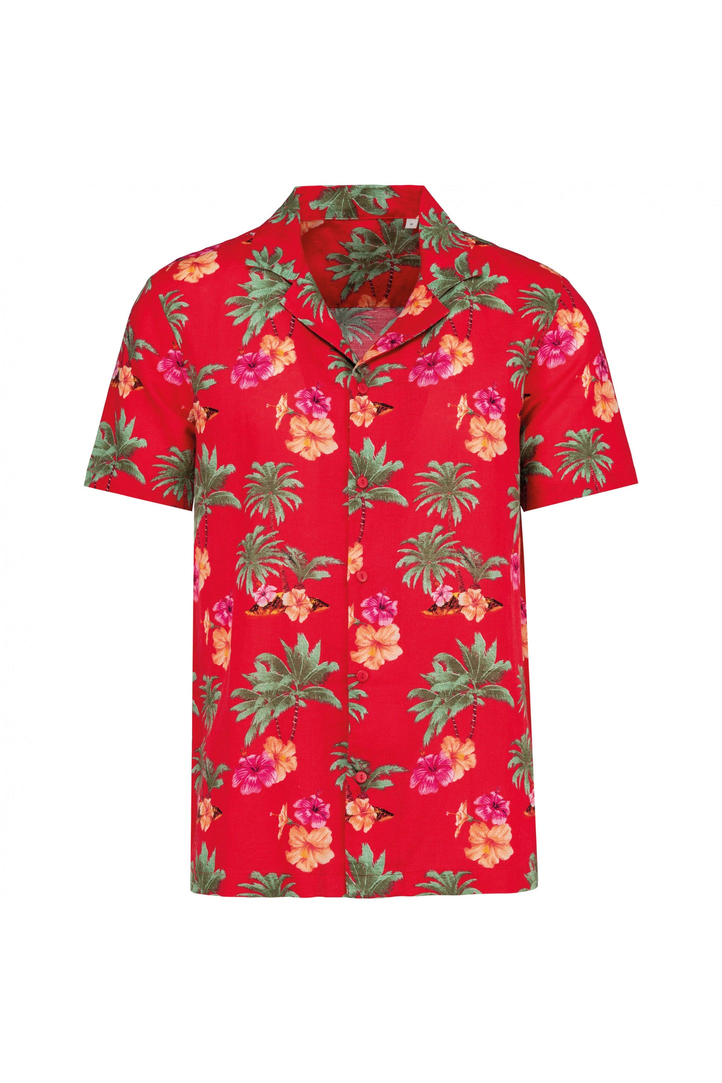 SNCA529 - CAMISA ECO CON ESTAMPADO HAWAIANO HOMBRE