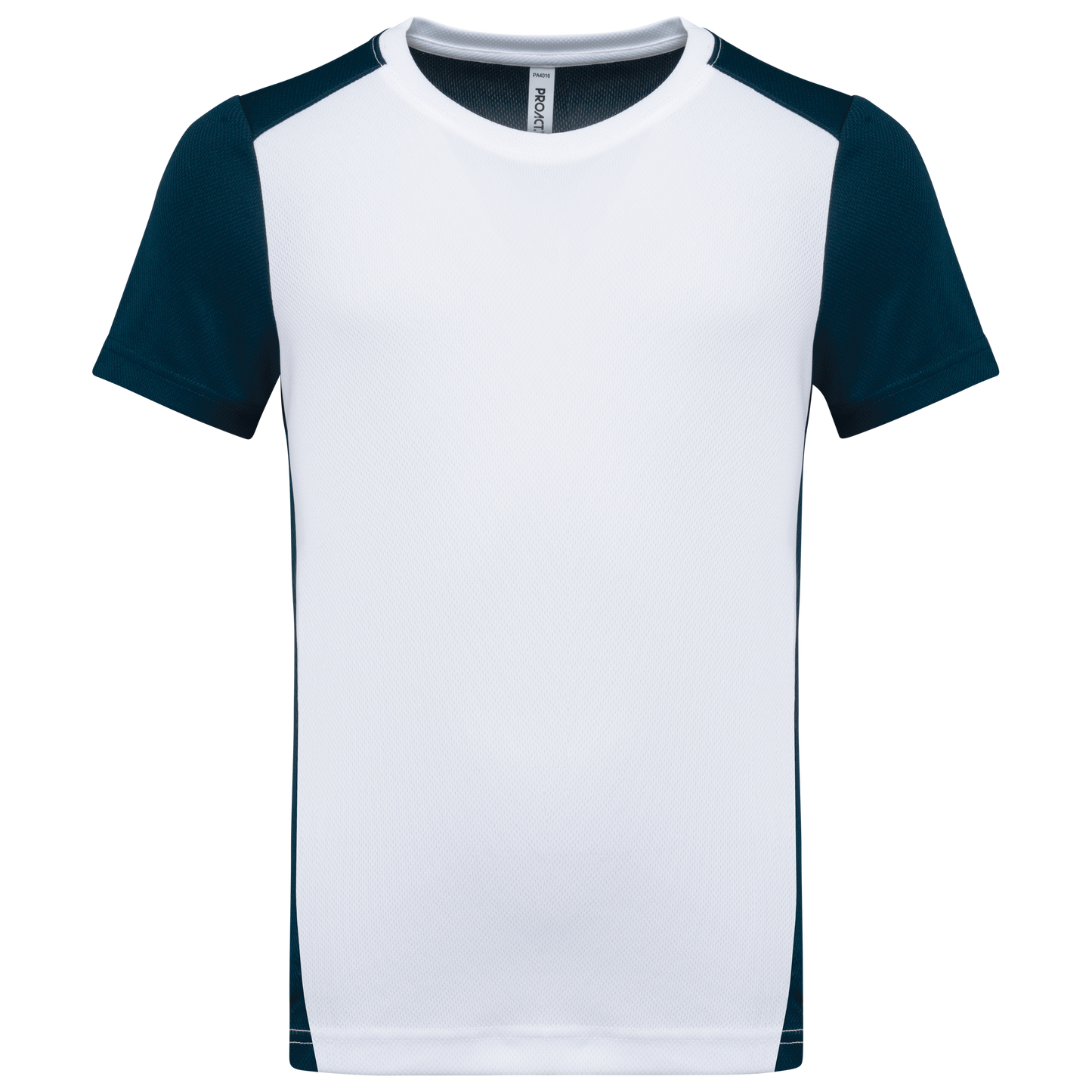 SNC4014 - T-SHIRT DE SPORT ÉCOLOGIQUE BICOLORE