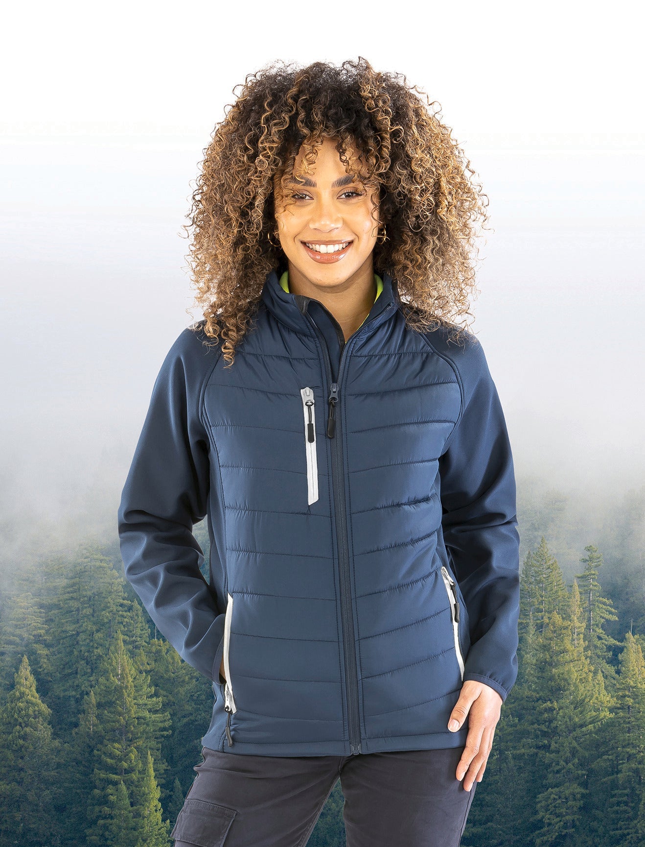 SNCH237X - VESTE SOFTSHELL REMBOURRÉE RECYCLÉE