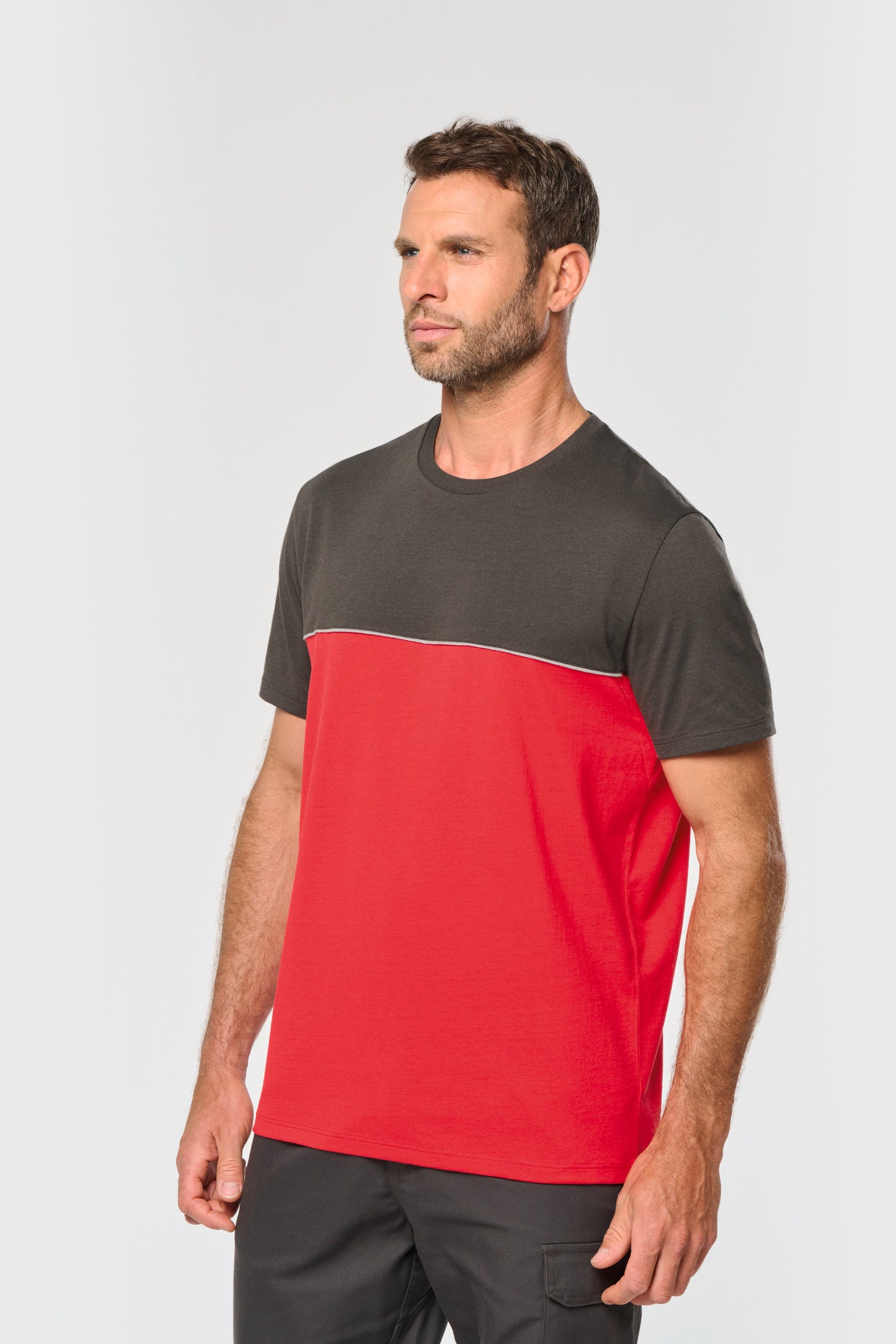 SNC304 CAMISETA BICOLOR LABORAL - UNISEX