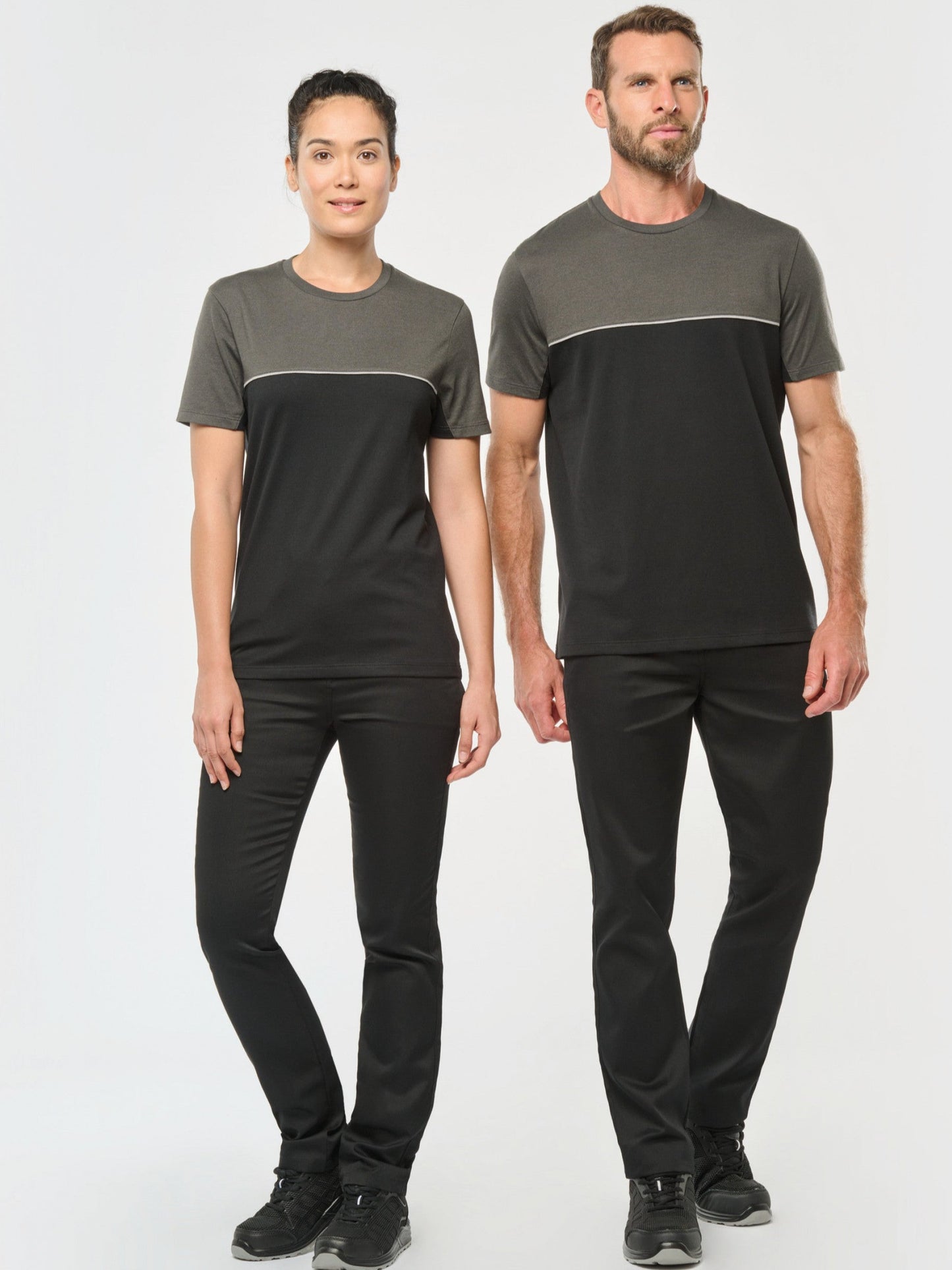 SNC304 CAMISETA BICOLOR LABORAL - UNISEX