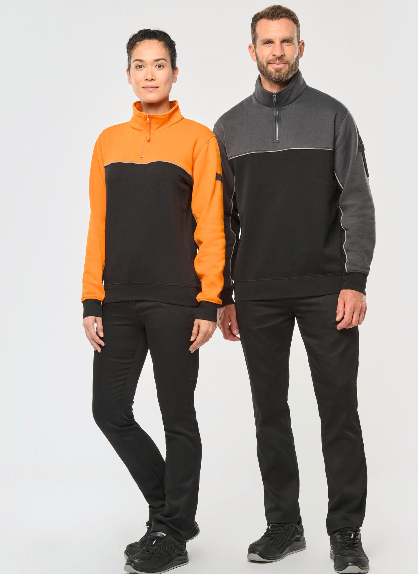 SN404 SUDADERA CUELLO CREMALLERA.UNISEX