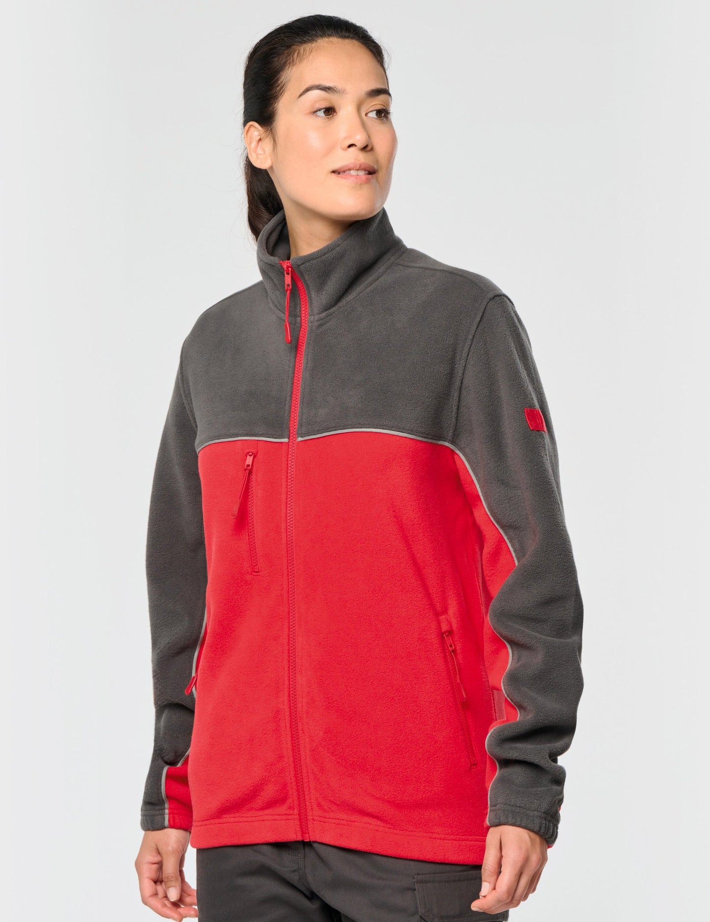 SNCH904 CHAQUETA POLAR BICOLOR