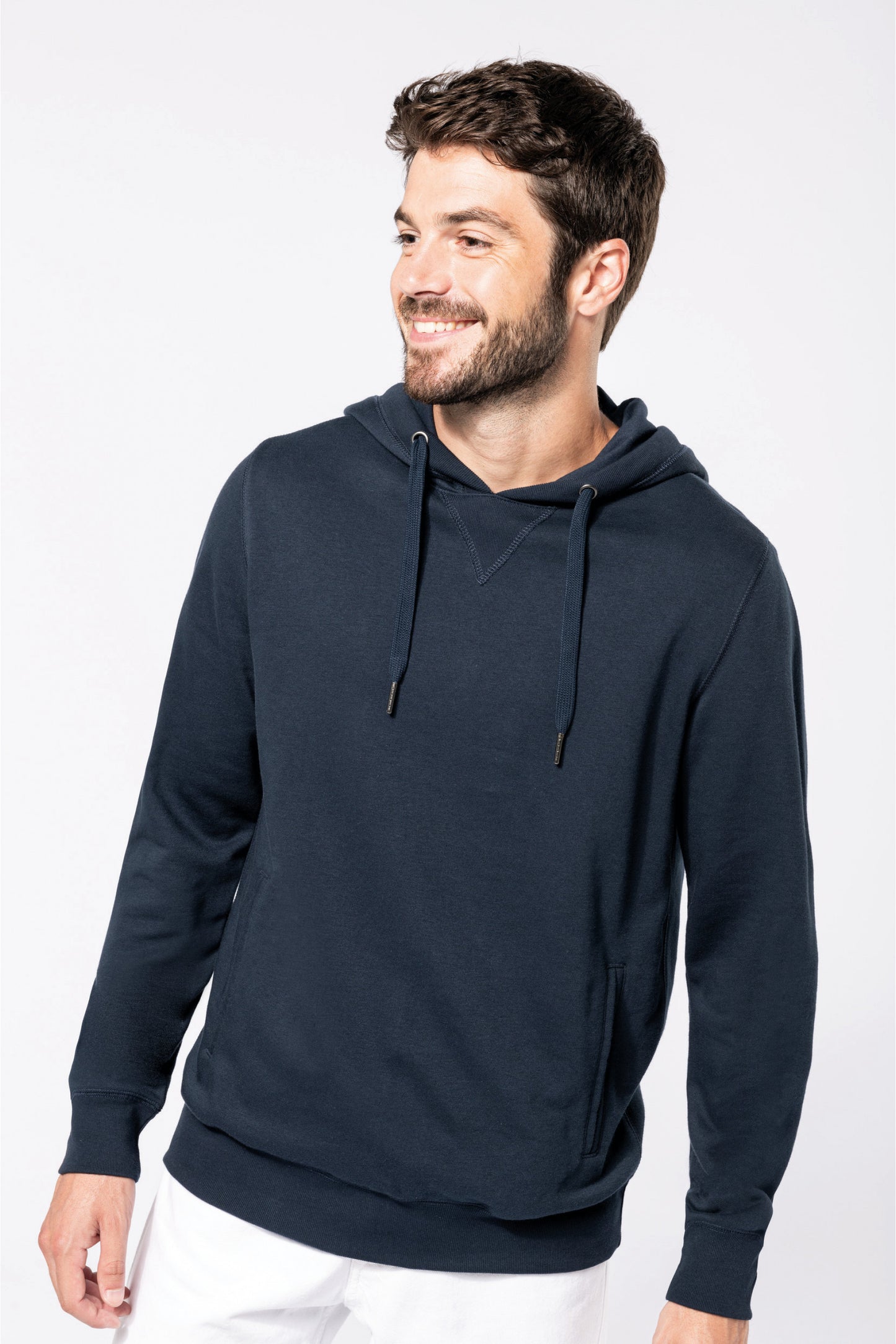 SN4009  SUDADERA ECORRESPONSABLE FRENCH TERRY - CAPUCHA - UNISEX