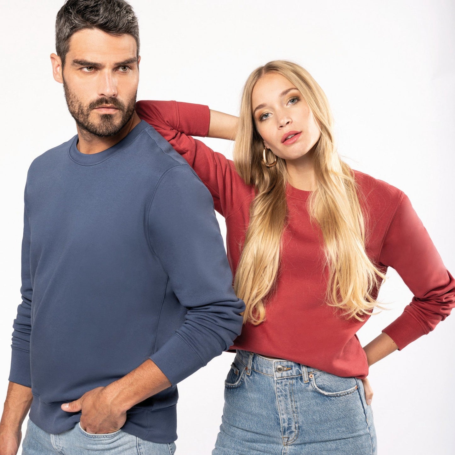 SN4025 -SUDADERA DE CUELLO REDONDO.UNISEX