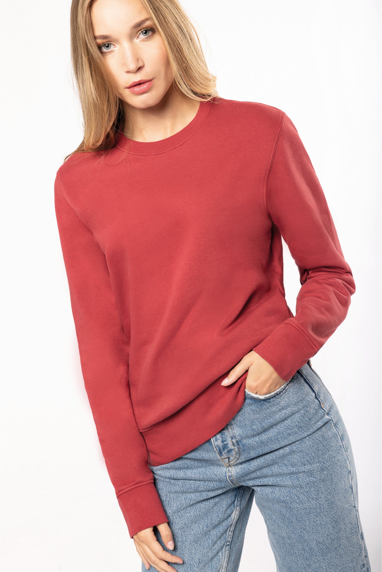SN4025 -SUDADERA DE CUELLO REDONDO.UNISEX