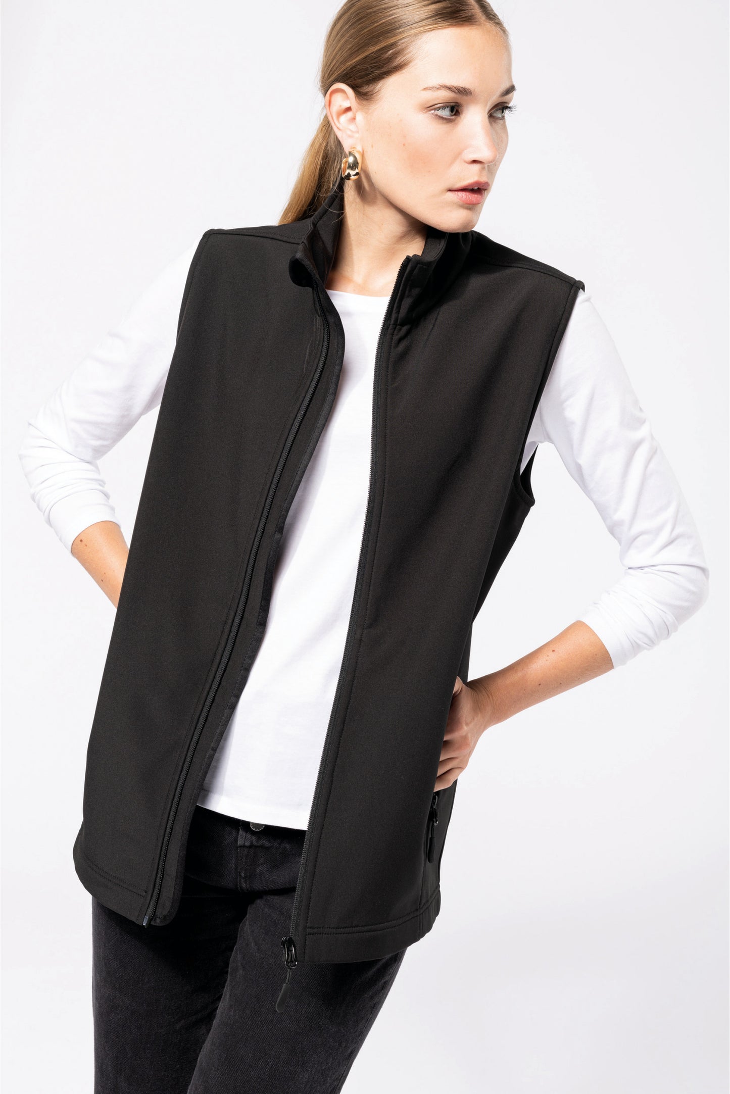 SNCH426 CHALECO SOFTSHELL-2 CAPAS-UNISEX