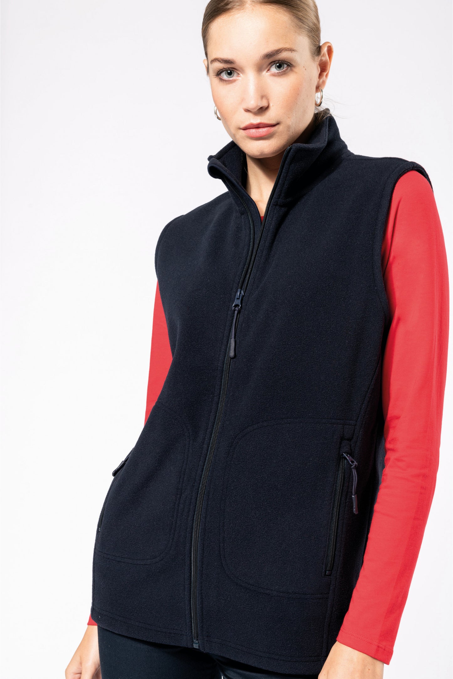 SNCH9120 - GILET IN MICROPILE RICICLATO.UNISEX