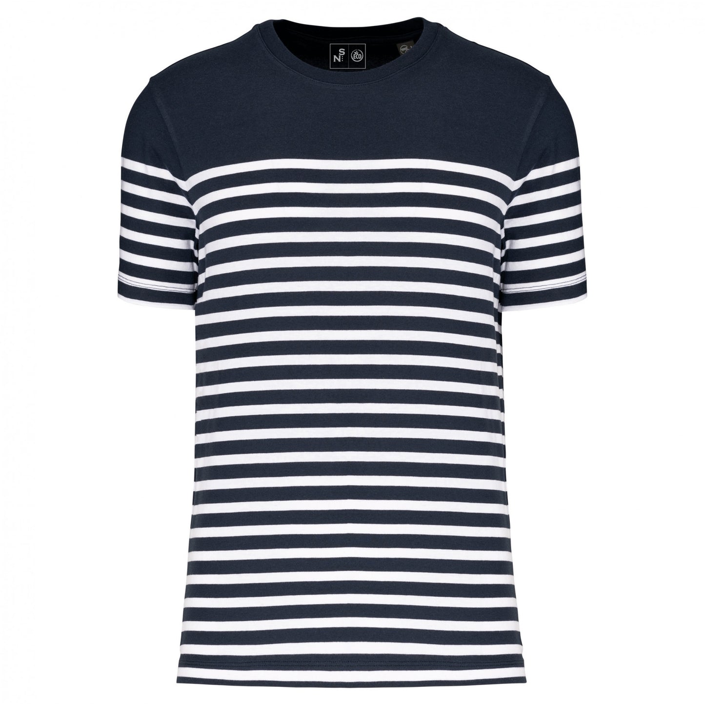 SNC3033-T-SHIRT MARIN EN COTON BIOLOGIQUE HOMME