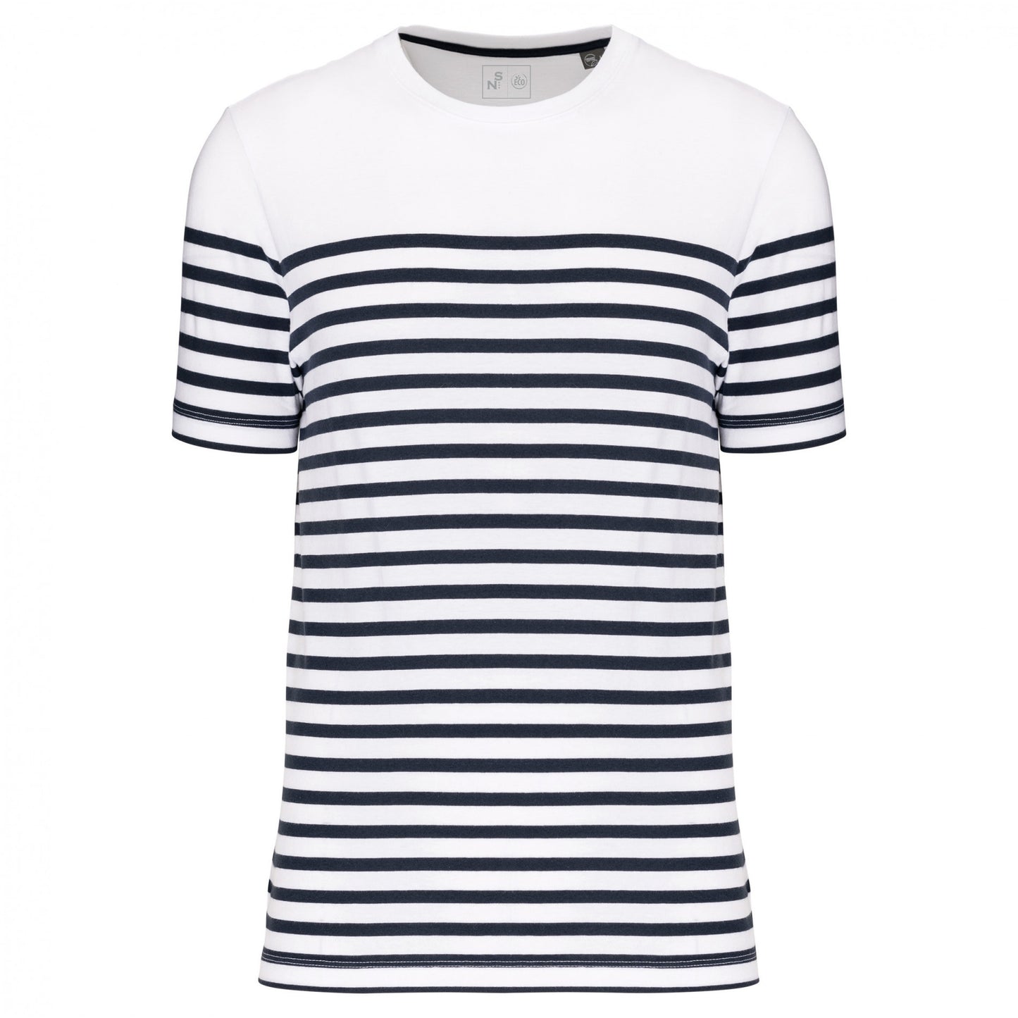 SNC3033-T-SHIRT MARIN EN COTON BIOLOGIQUE HOMME