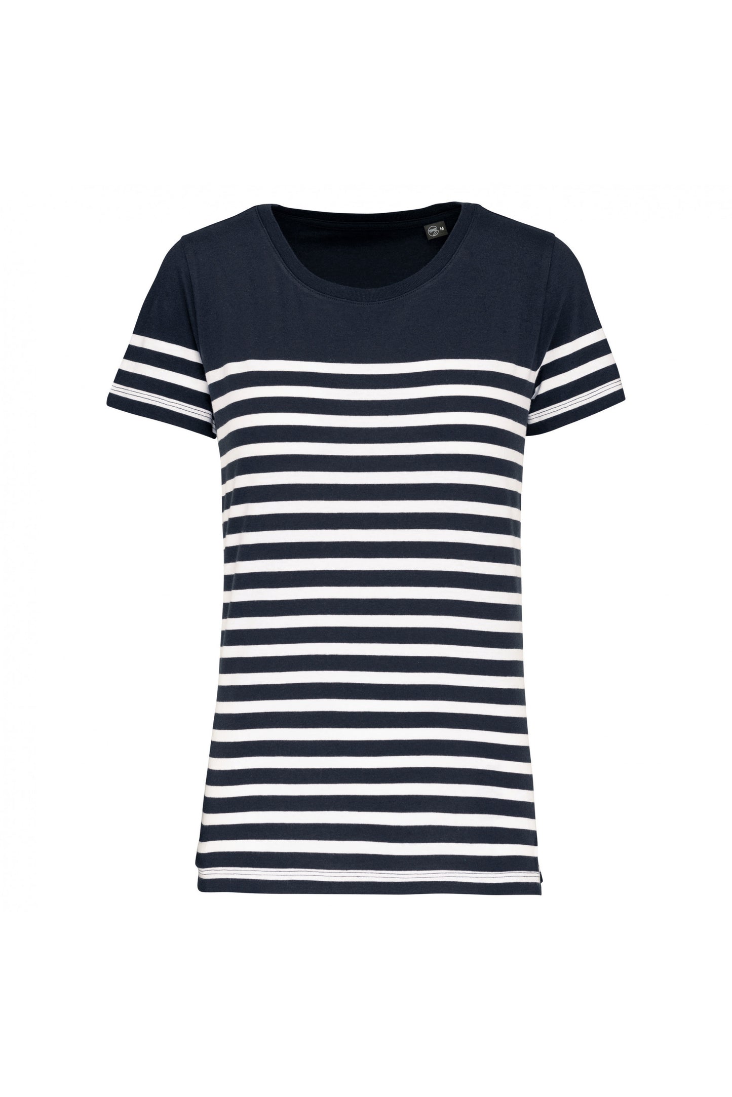 SNC3034-T-SHIRT MARIN EN COTON BIO POUR FEMME