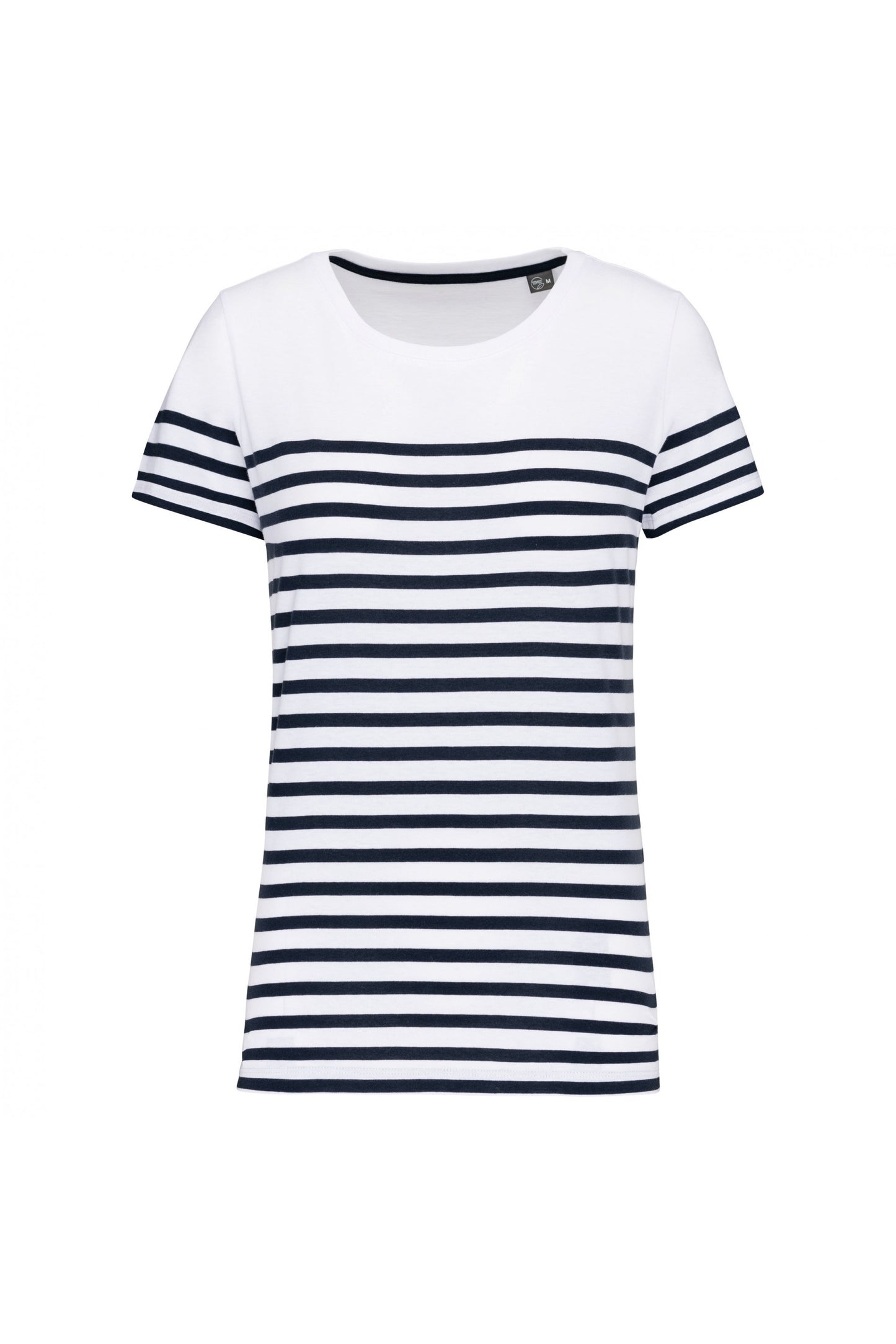 SNC3034-T-SHIRT MARIN EN COTON BIO POUR FEMME