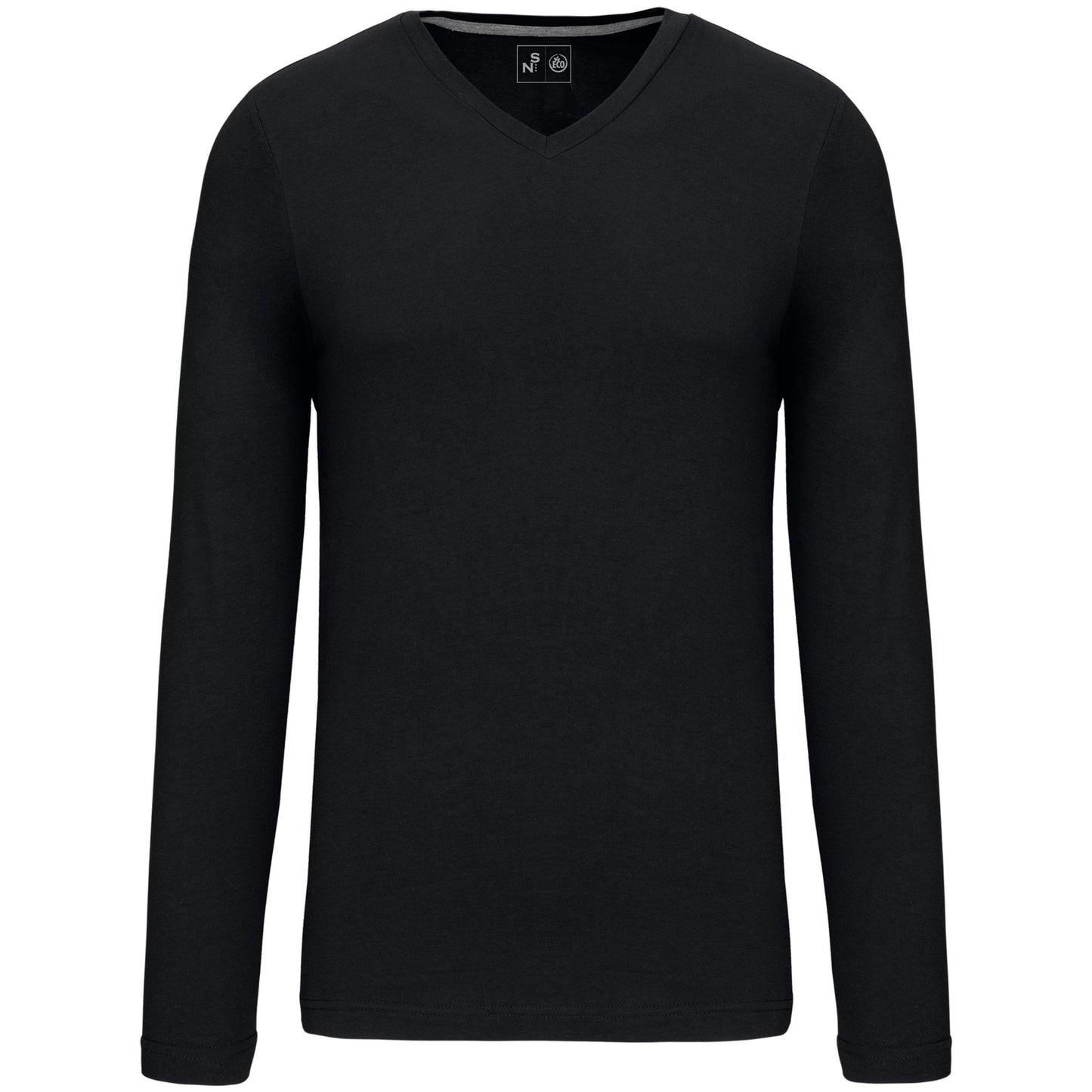 SNC358-CAMISETA DE MANGA LARGA Y CUELLO DE PICO DE HOMBRE