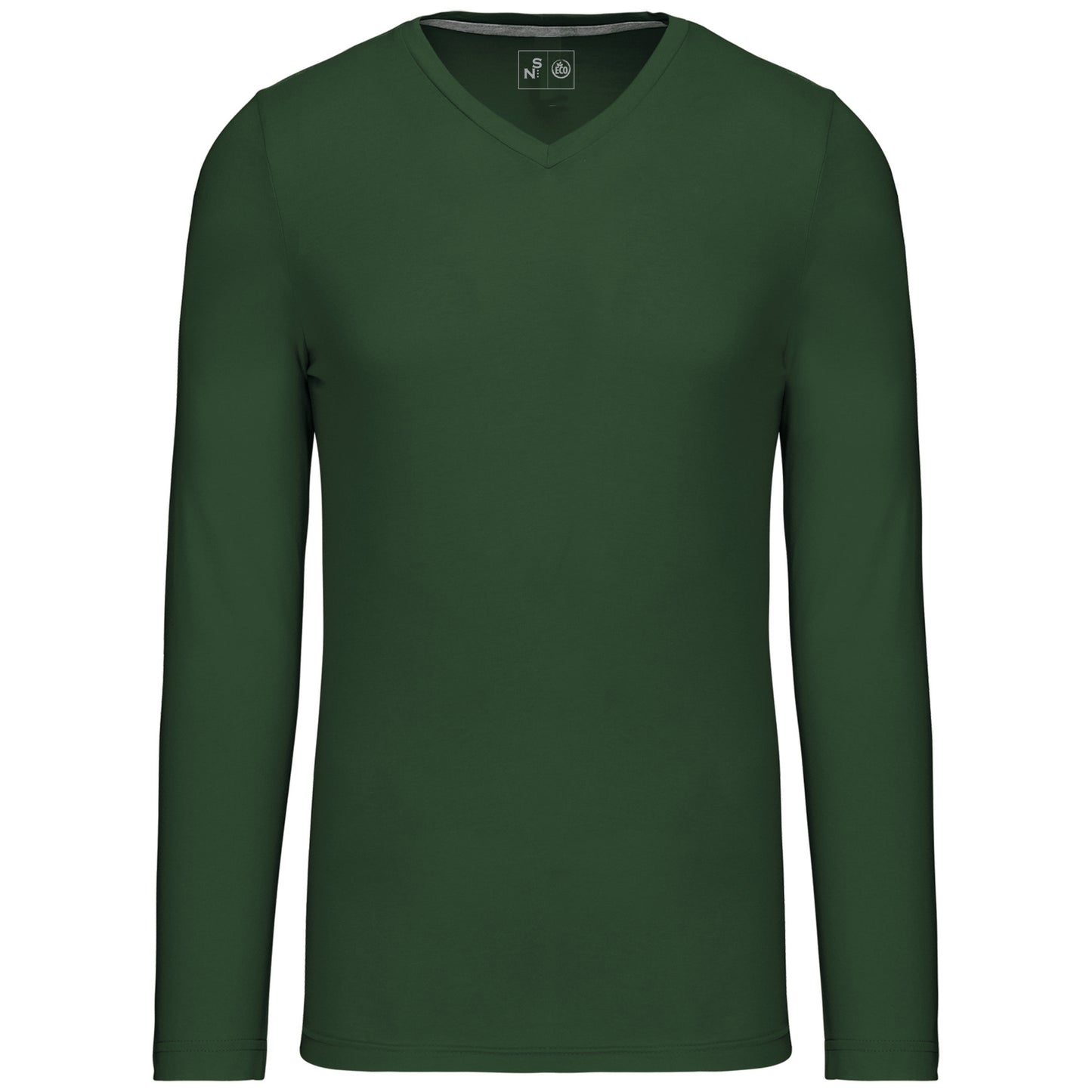 SNC358-CAMISETA DE MANGA LARGA Y CUELLO DE PICO DE HOMBRE