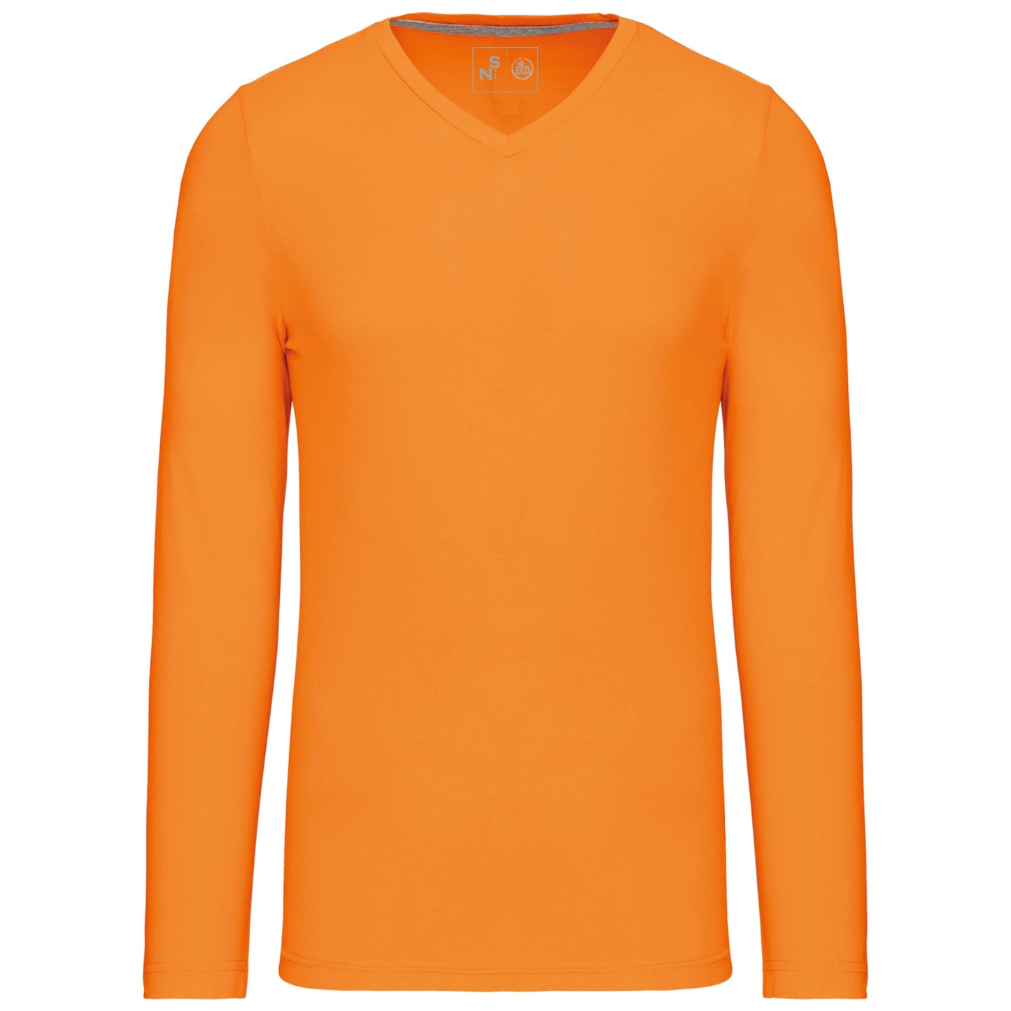 SNC358-CAMISETA DE MANGA LARGA Y CUELLO DE PICO DE HOMBRE