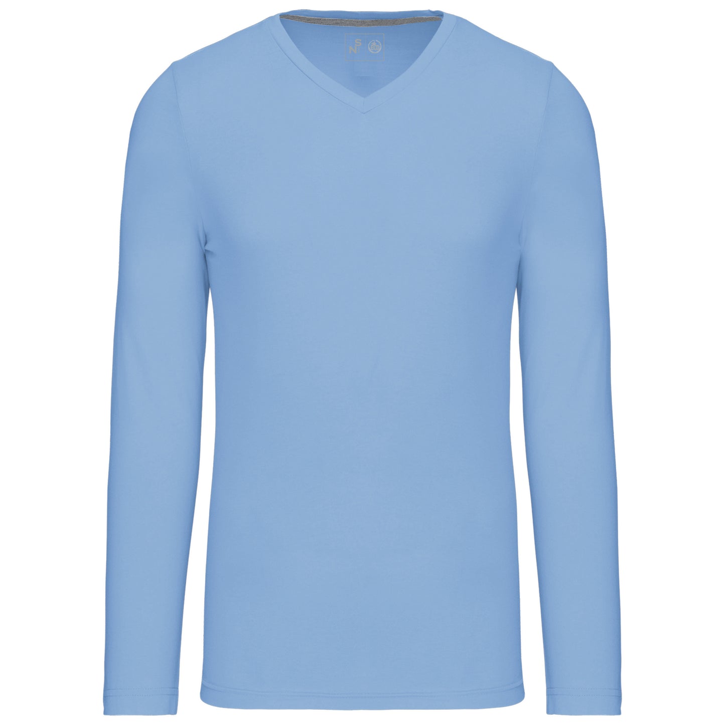 SNC358-CAMISETA DE MANGA LARGA Y CUELLO DE PICO DE HOMBRE