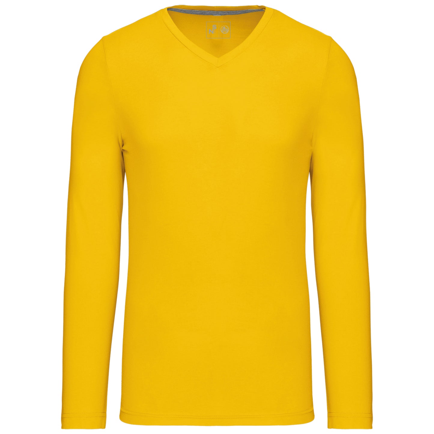 SNC358-CAMISETA DE MANGA LARGA Y CUELLO DE PICO DE HOMBRE