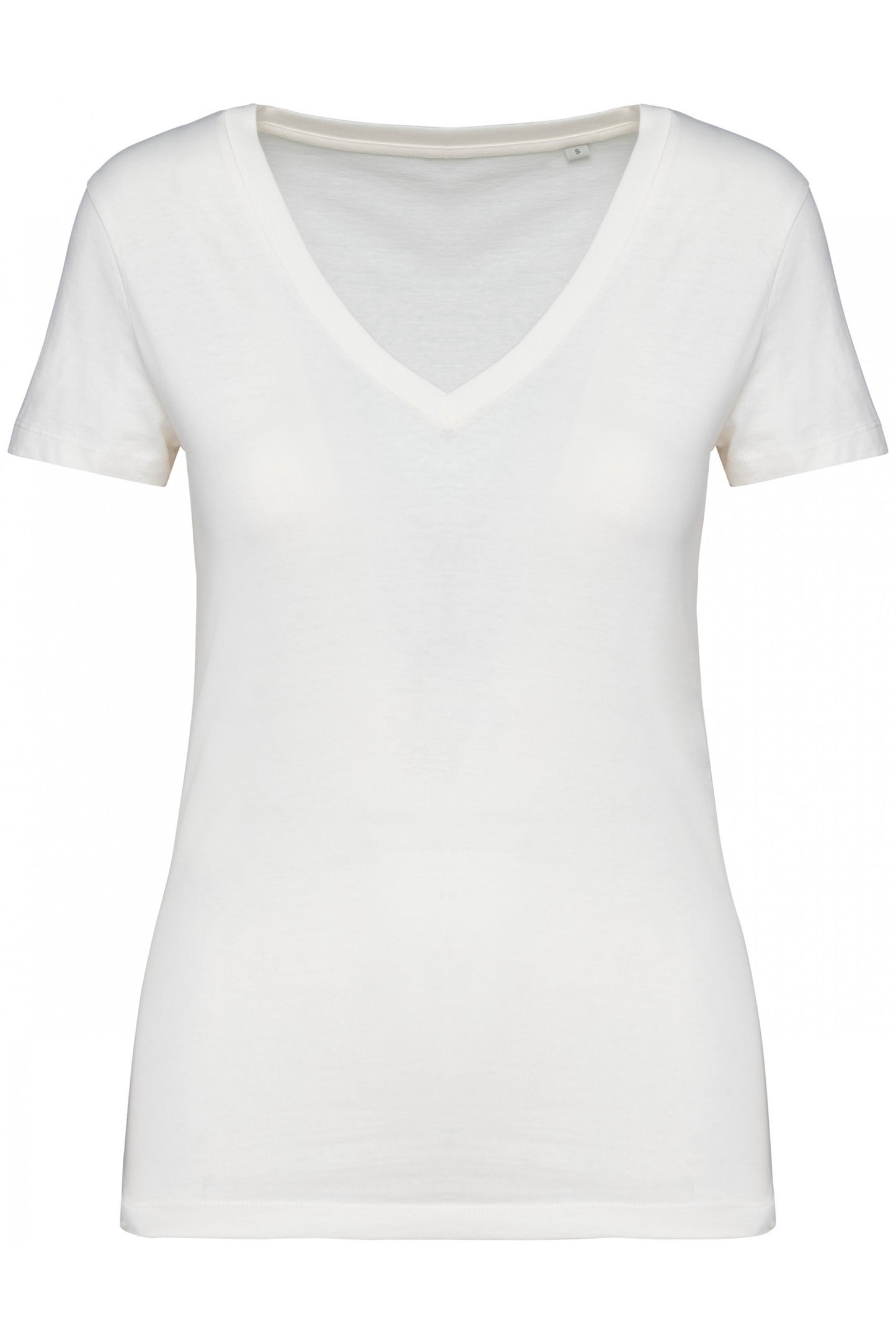 SNC334 - CAMISETA CUELLO DE PICO.MUJER