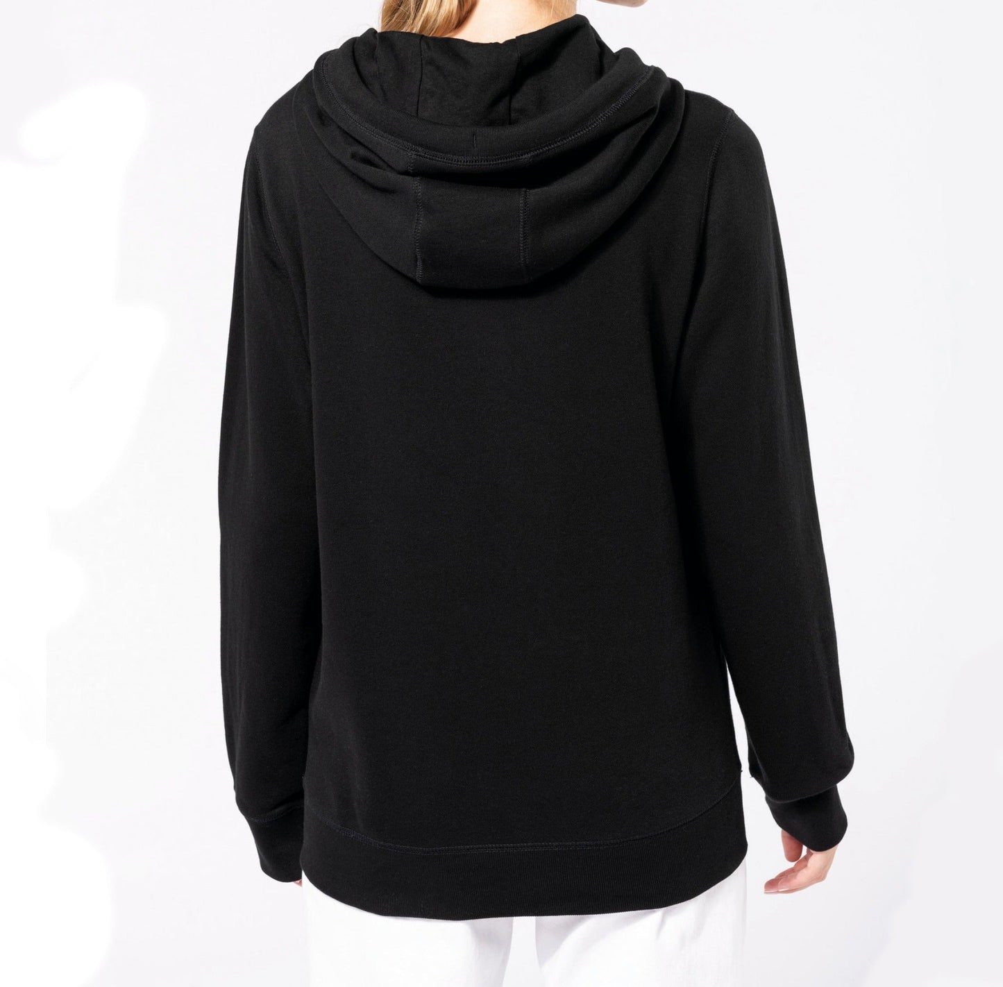 SN4009 SUDADERA ECORRESPONSABLE FRENCH TERRY - CAPUCHA - UNISEX