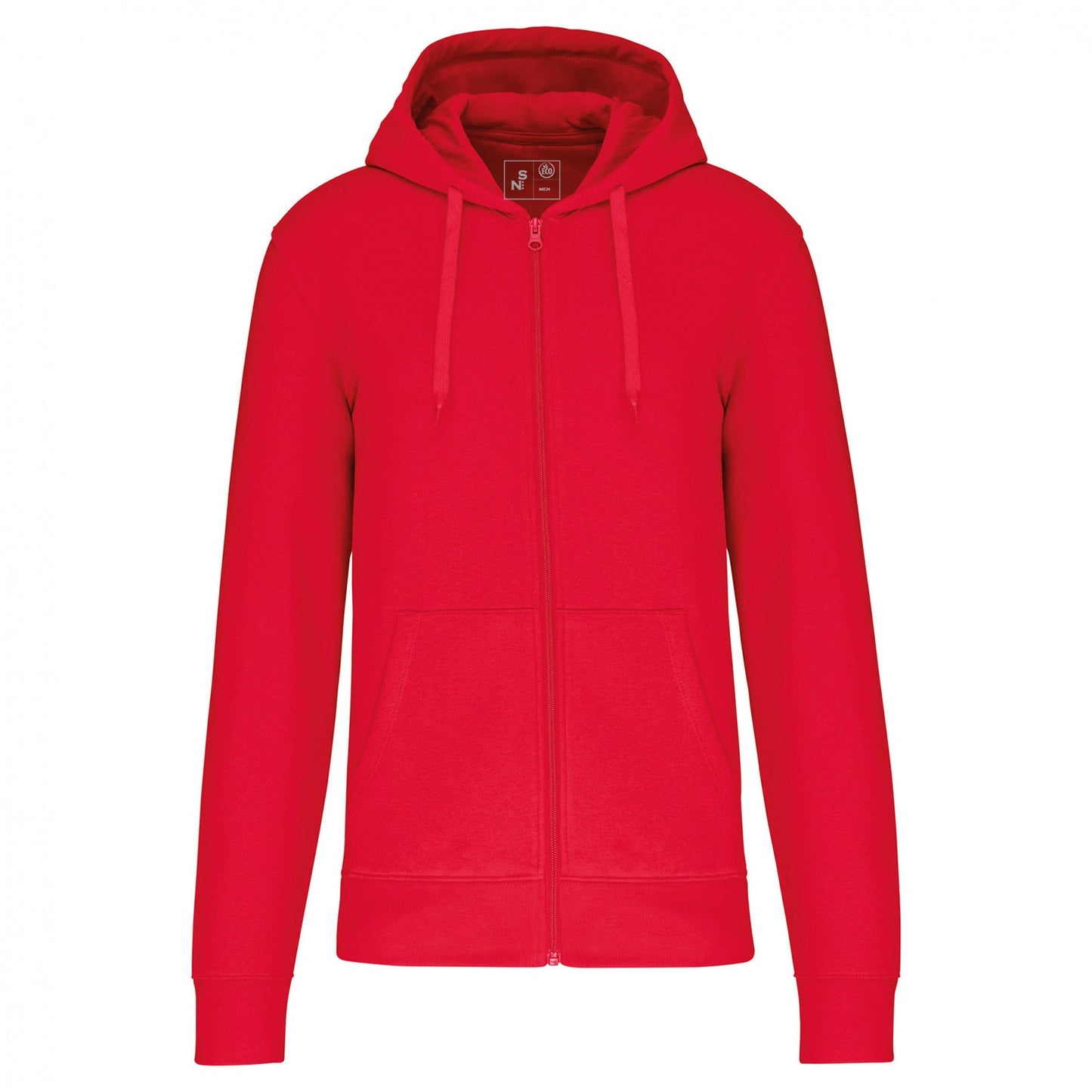 SN4030 SUDADERA CON CAPUCHA Y CREMALLERA. HOMBRE