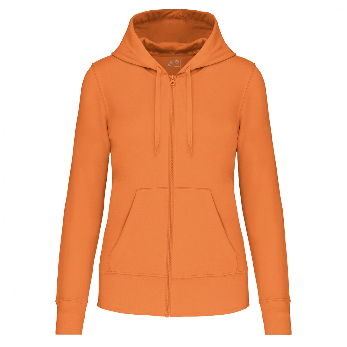 SN4031 SUDADERA CON CAPUCHA Y CREMALLERA.MUJER
