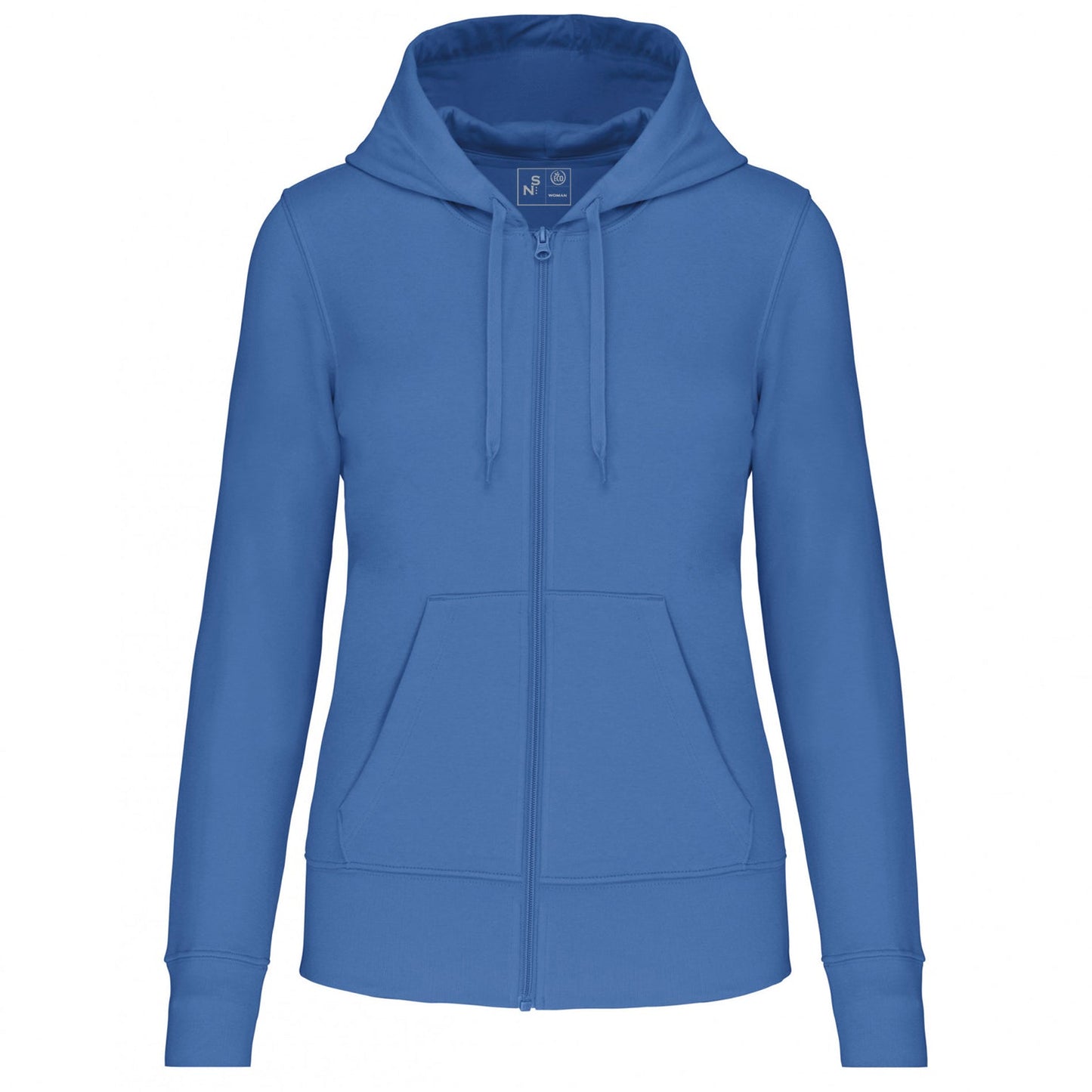 SN4031 SUDADERA CON CAPUCHA Y CREMALLERA.MUJER