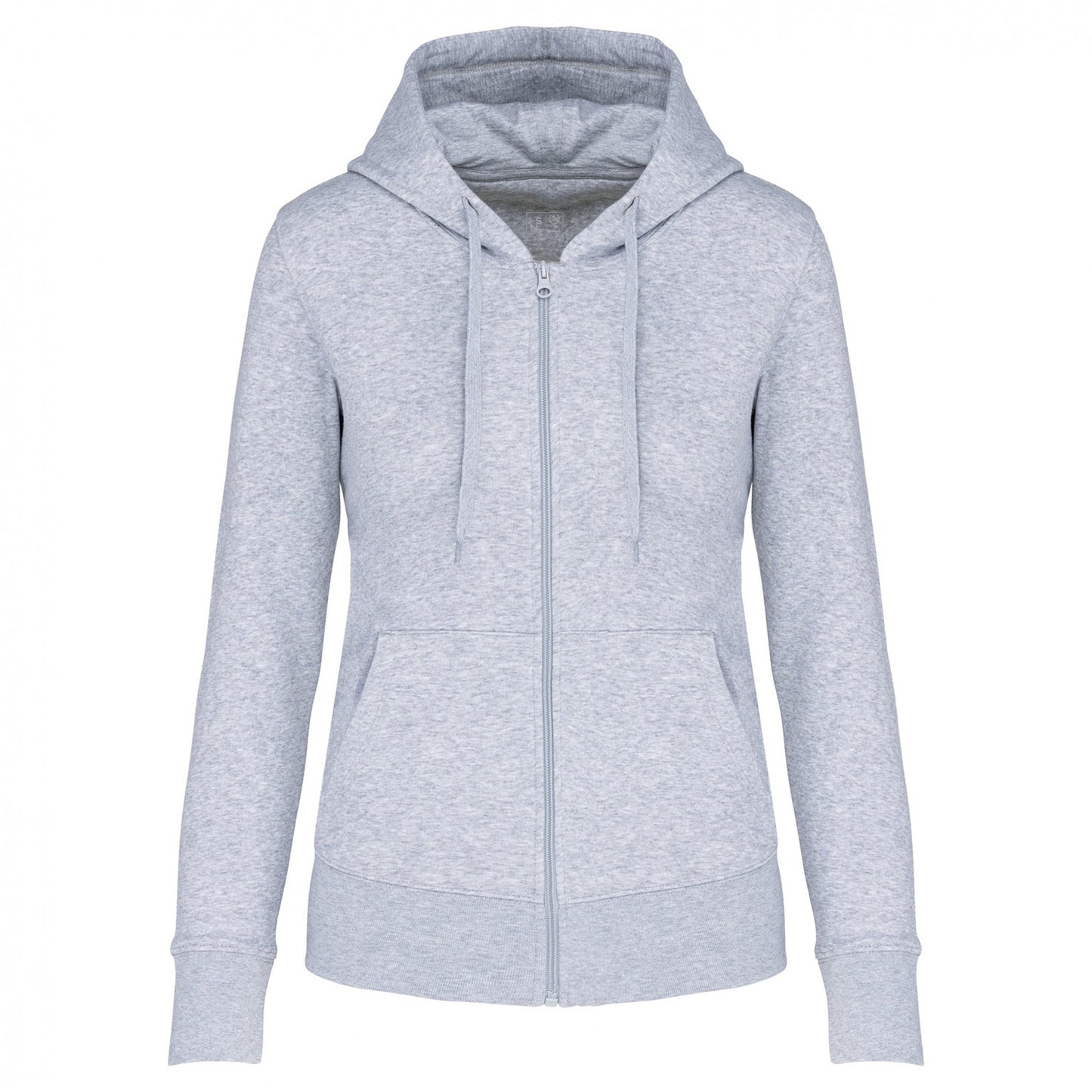 SN4031 SUDADERA CON CAPUCHA Y CREMALLERA.MUJER