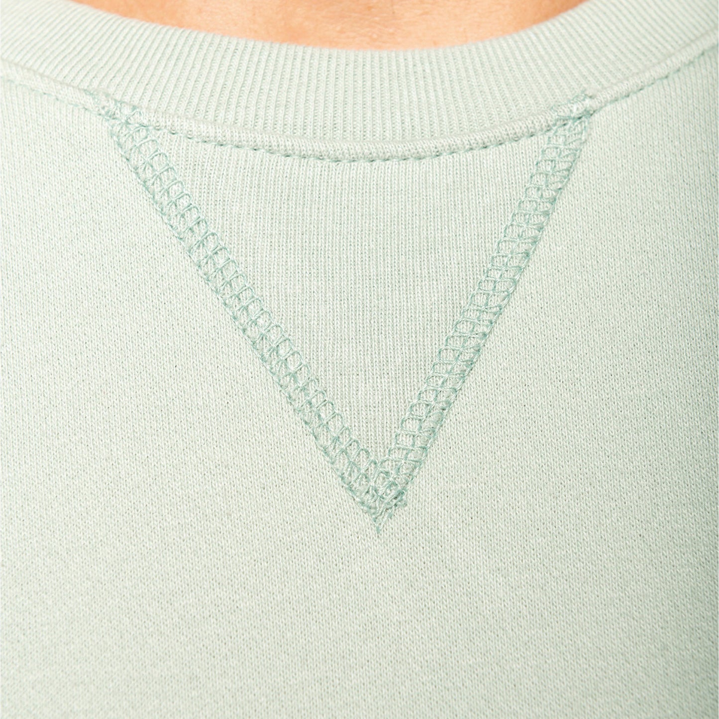 SN480 - SUDADERA ALGODÓN ORGÁNICO CON CUELLO REDONDO.HOMBRE